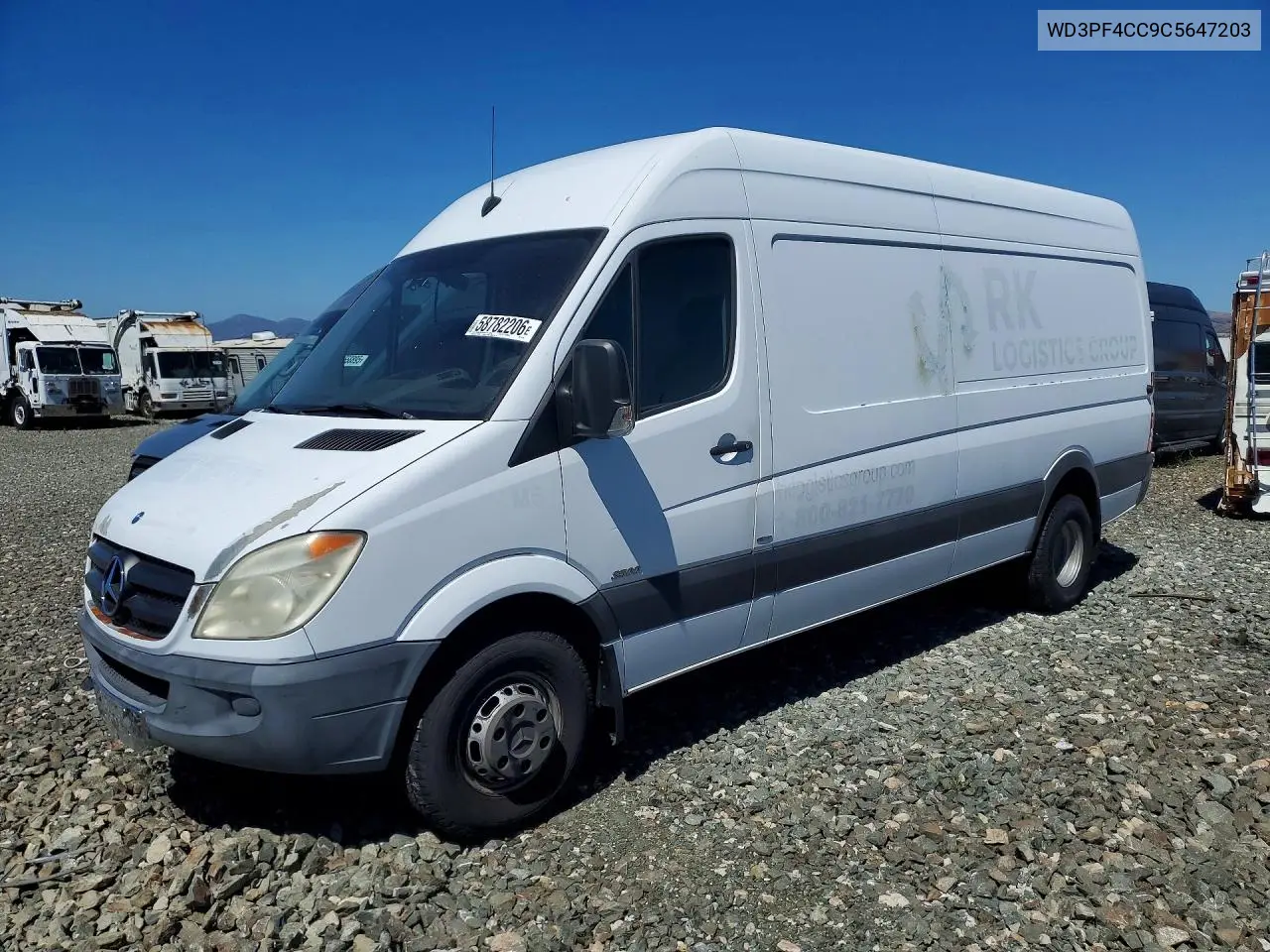 2012 Mercedes-Benz Sprinter VIN: WD3PF4CC9C5647203 Lot: 58782206