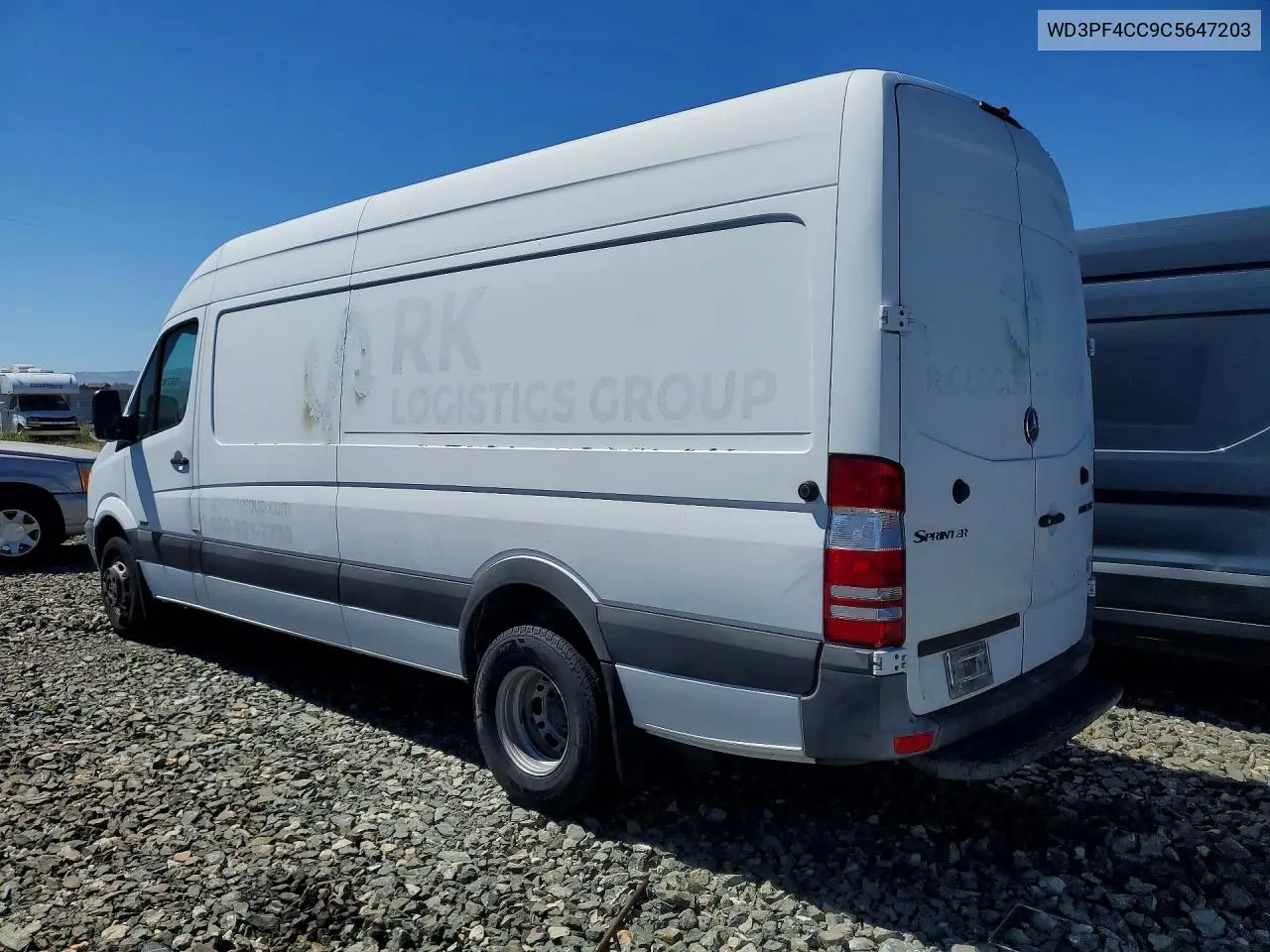 2012 Mercedes-Benz Sprinter VIN: WD3PF4CC9C5647203 Lot: 58782206