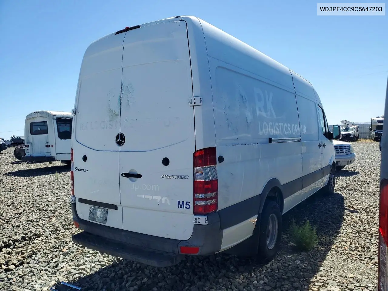2012 Mercedes-Benz Sprinter VIN: WD3PF4CC9C5647203 Lot: 58782206
