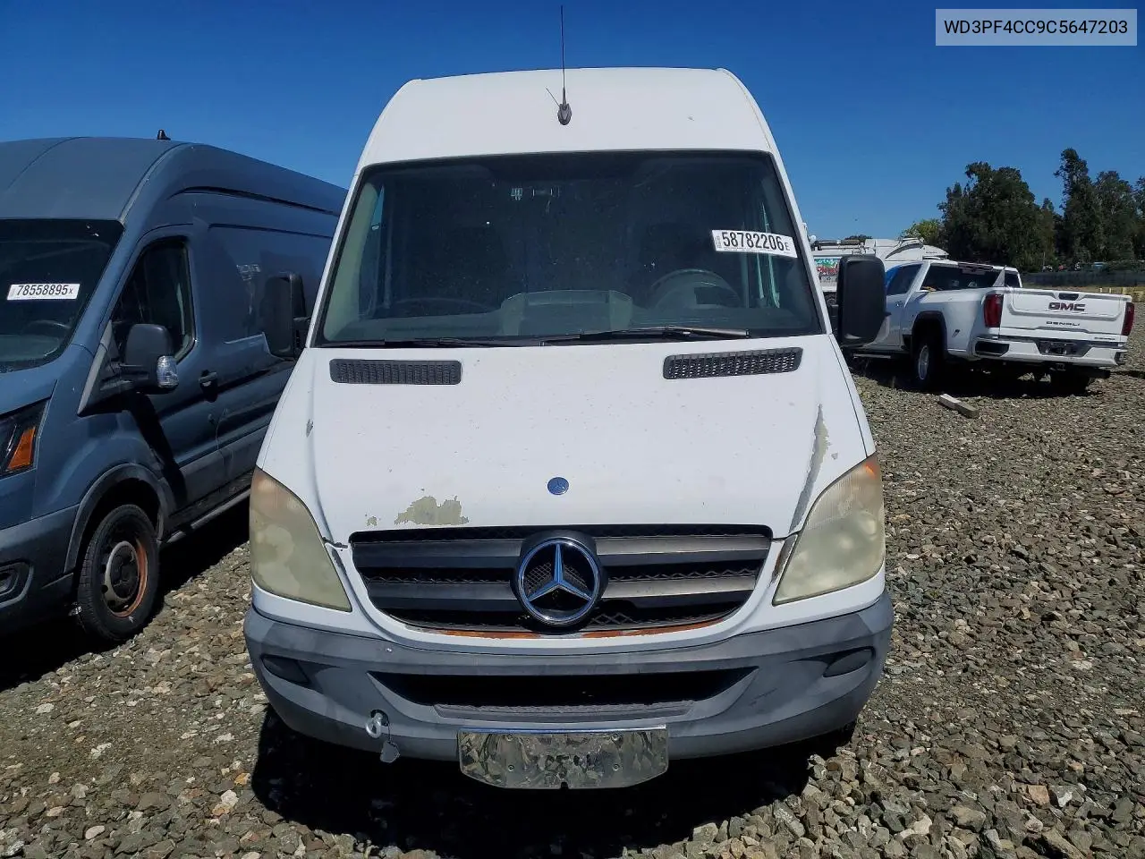 2012 Mercedes-Benz Sprinter VIN: WD3PF4CC9C5647203 Lot: 58782206
