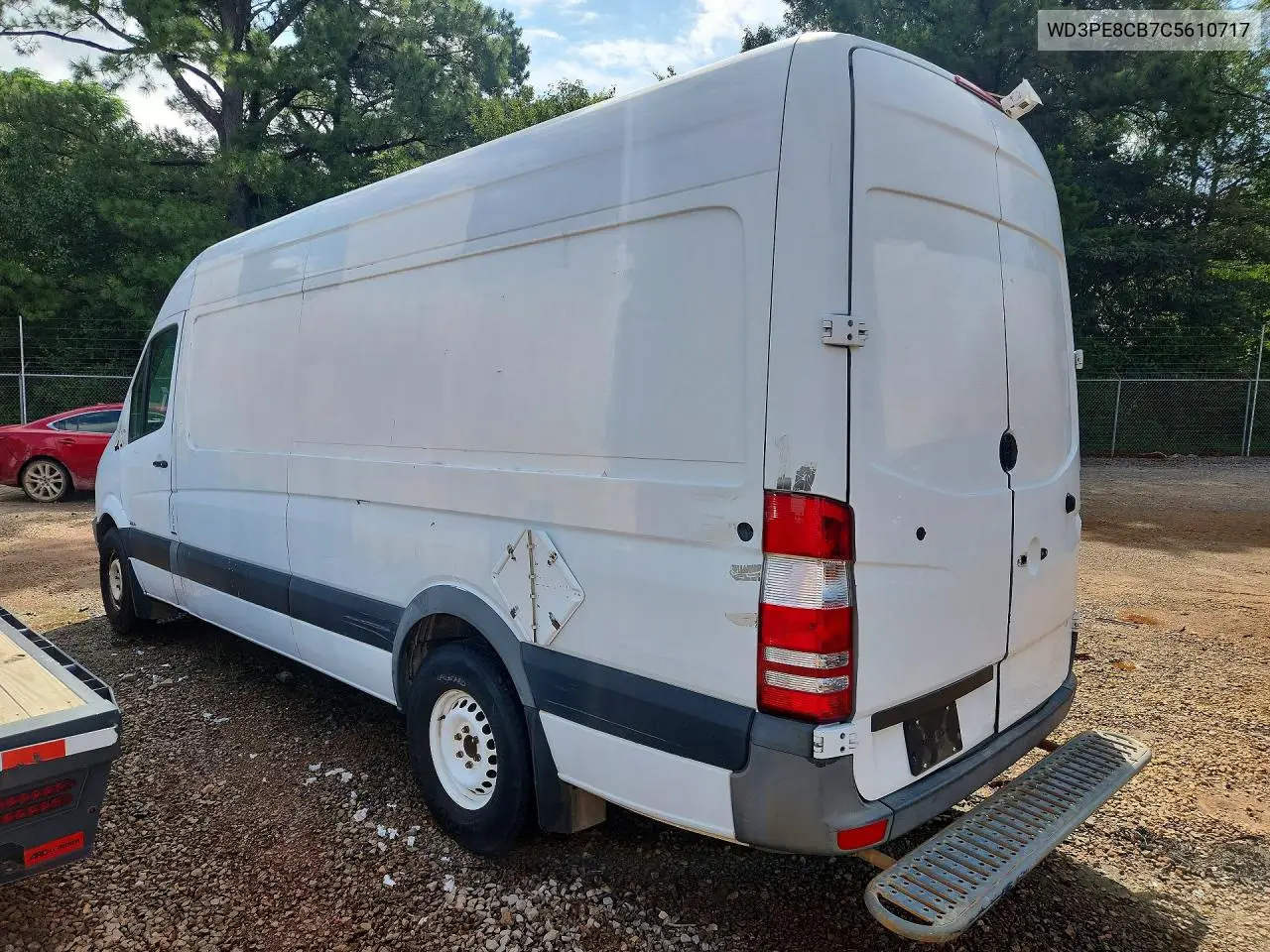 2012 Mercedes-Benz Sprinter 2500 Delivery Van VIN: WD3PE8CB7C5610717 Lot: 58929596