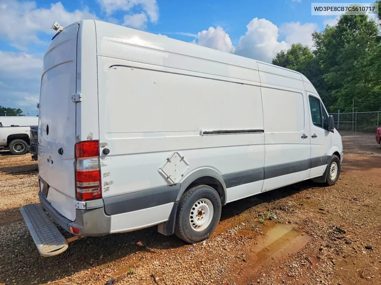 2012 Mercedes-Benz Sprinter 2500 Delivery Van VIN: WD3PE8CB7C5610717 Lot: 58929596
