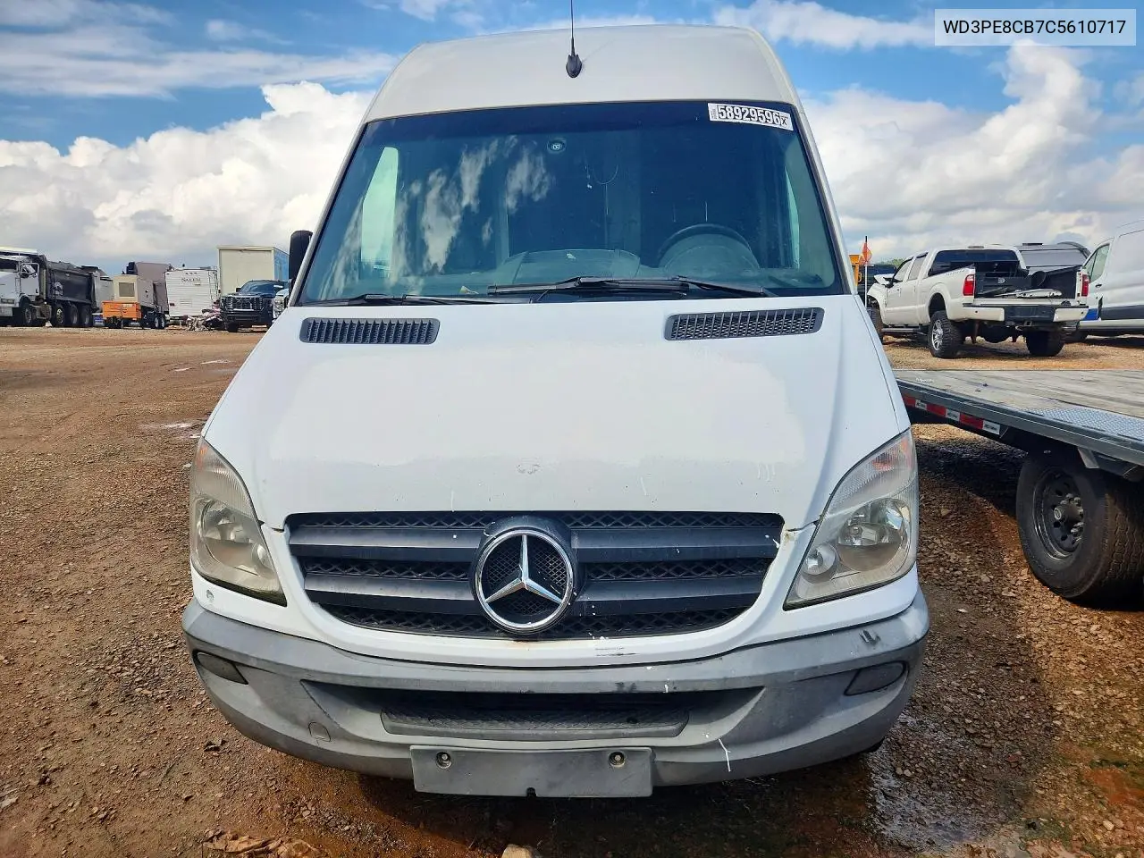 2012 Mercedes-Benz Sprinter 2500 Delivery Van VIN: WD3PE8CB7C5610717 Lot: 58929596