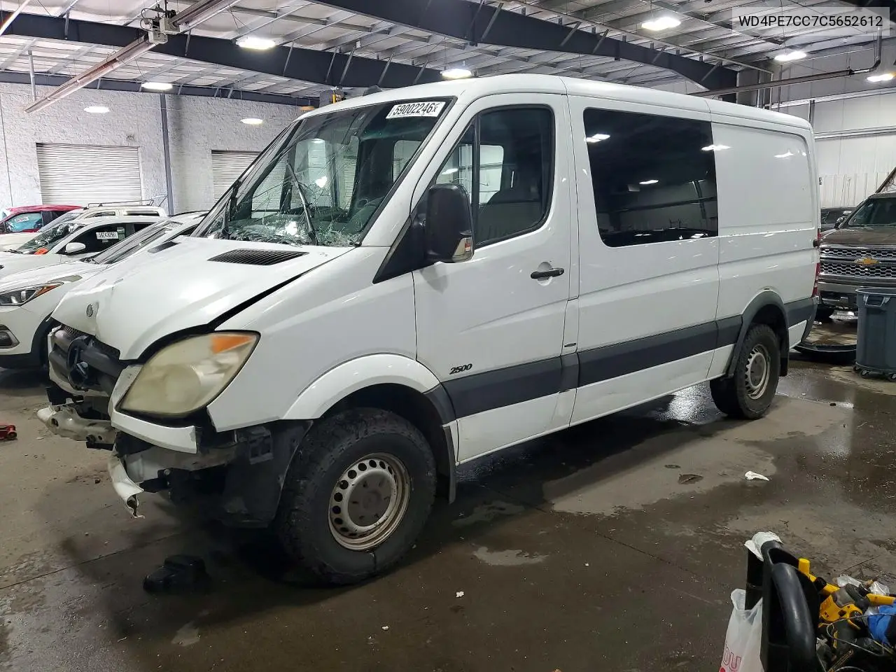2012 Mercedes-Benz Sprinter 2500 Delivery Van VIN: WD4PE7CC7C5652612 Lot: 59002246