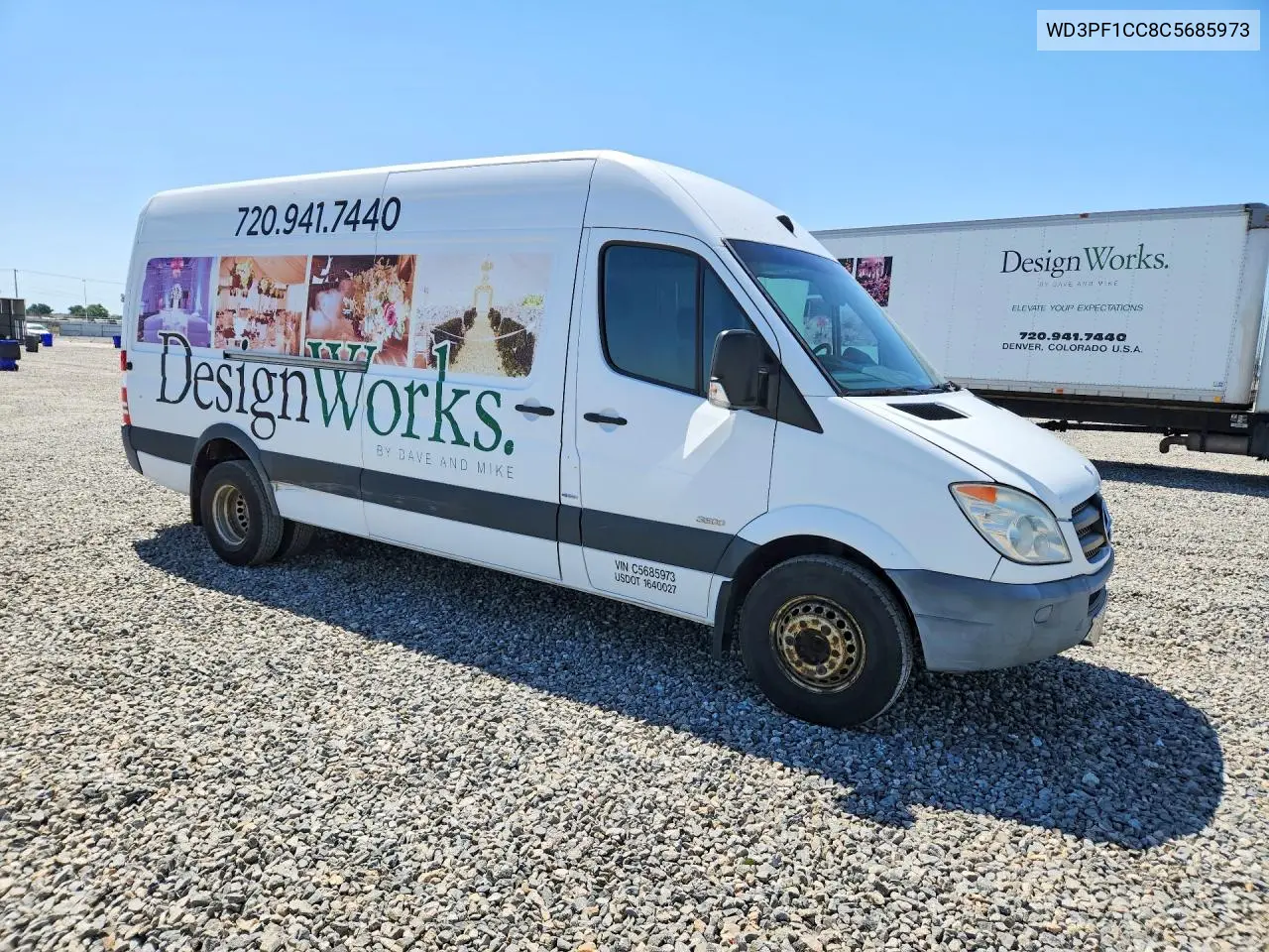 2012 Mercedes-Benz Sprinter 3500 VIN: WD3PF1CC8C5685973 Lot: 59139896