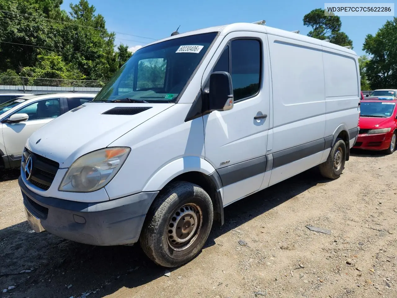 2012 Mercedes-Benz Sprinter 2500 Delivery Van VIN: WD3PE7CC7C5622286 Lot: 60230406