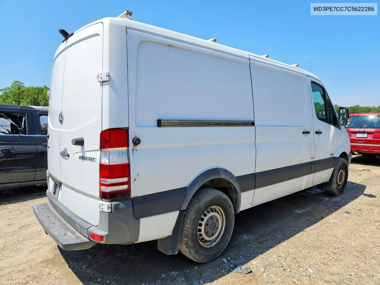 2012 Mercedes-Benz Sprinter 2500 Delivery Van VIN: WD3PE7CC7C5622286 Lot: 60230406