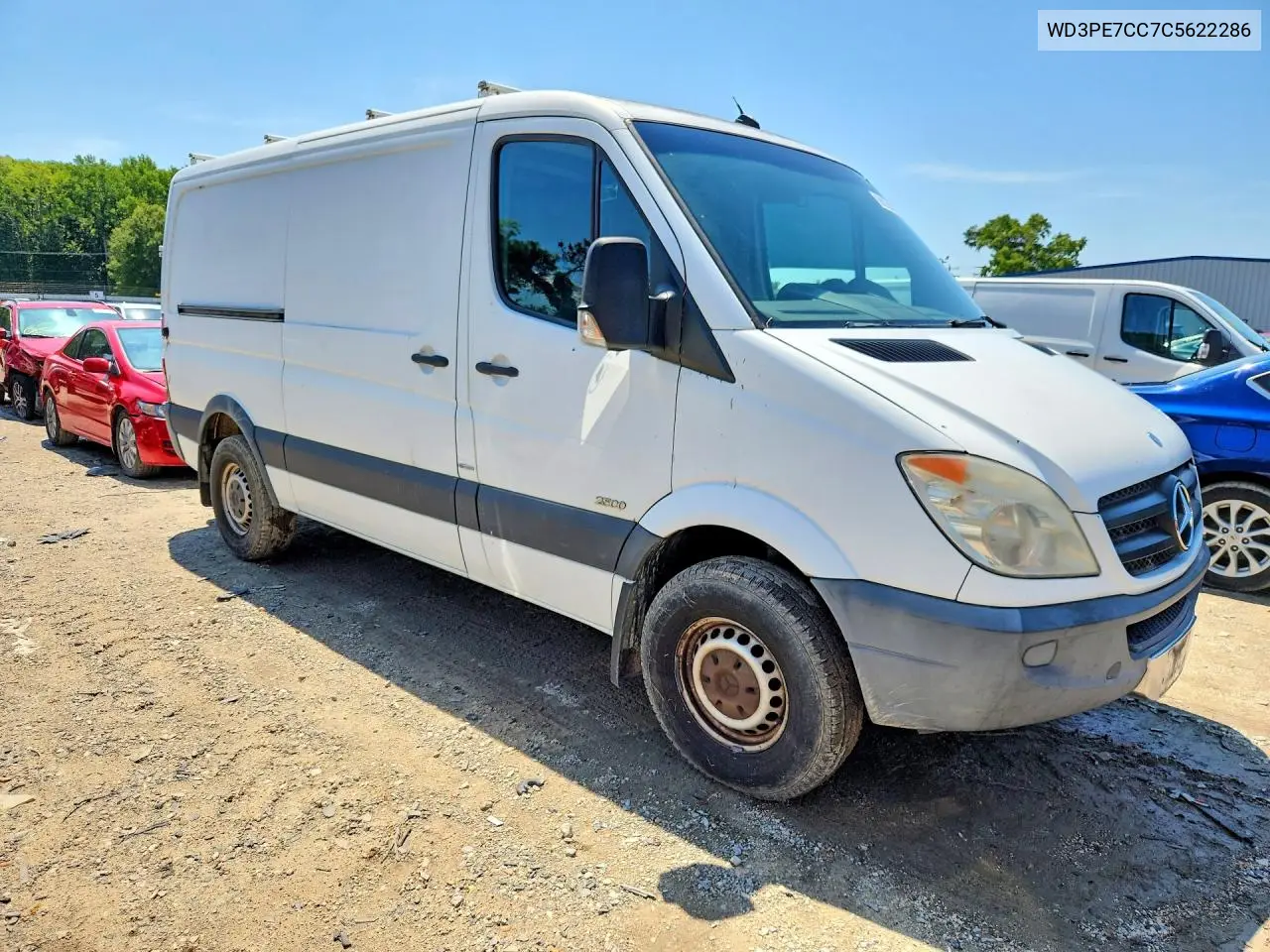 2012 Mercedes-Benz Sprinter 2500 Delivery Van VIN: WD3PE7CC7C5622286 Lot: 60230406