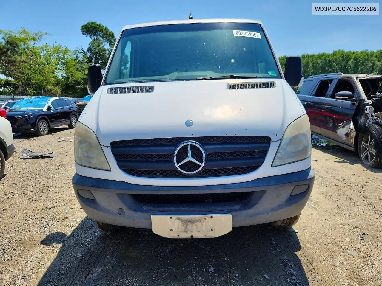2012 Mercedes-Benz Sprinter 2500 Delivery Van VIN: WD3PE7CC7C5622286 Lot: 60230406