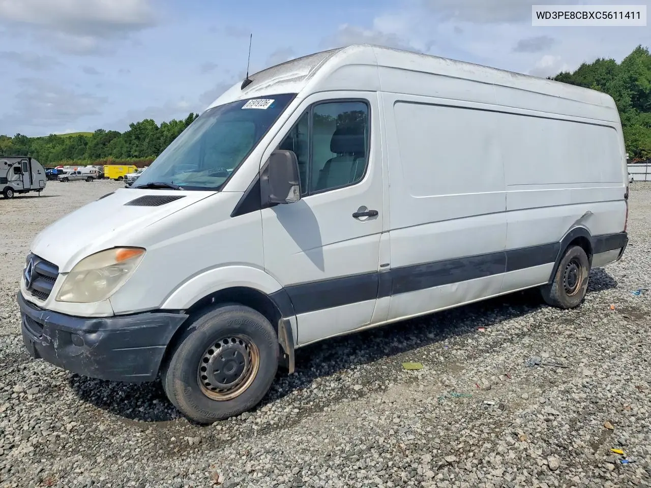 2012 Mercedes-Benz Sprinter 2500 VIN: WD3PE8CBXC5611411 Lot: 61919126
