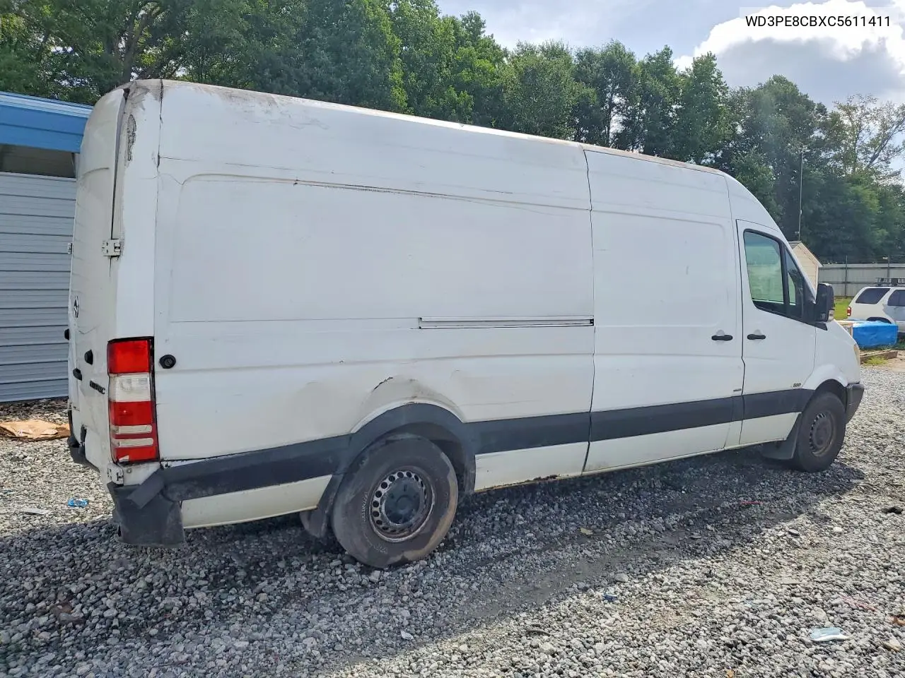 2012 Mercedes-Benz Sprinter 2500 VIN: WD3PE8CBXC5611411 Lot: 61919126