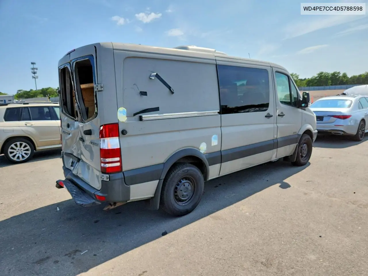 2013 Mercedes-Benz Sprinter 2500 VIN: WD4PE7CC4D5788598 Lot: 59804516