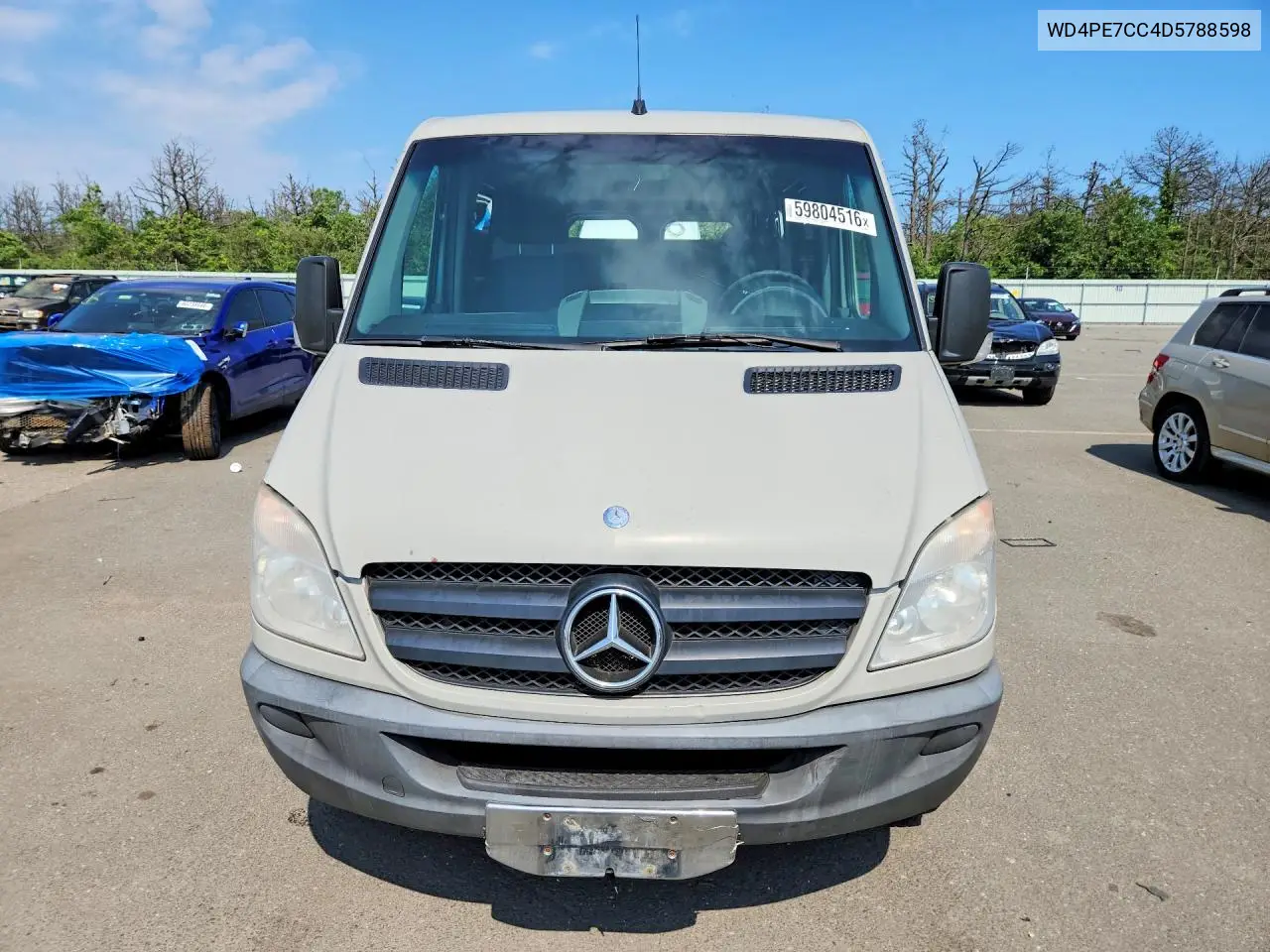2013 Mercedes-Benz Sprinter 2500 VIN: WD4PE7CC4D5788598 Lot: 59804516