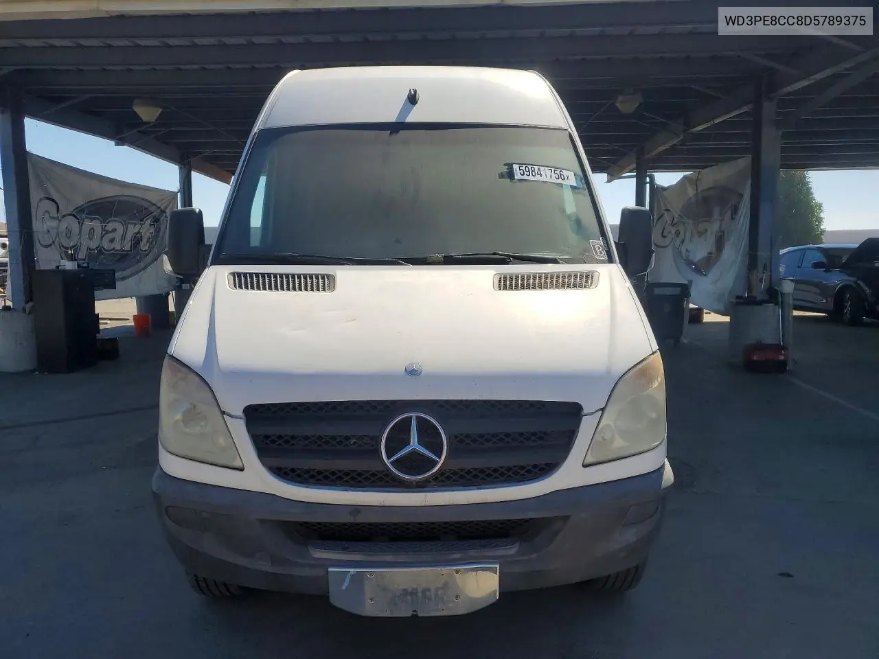 2013 Mercedes-Benz Sprinter 2500 VIN: WD3PE8CC8D5789375 Lot: 59841756