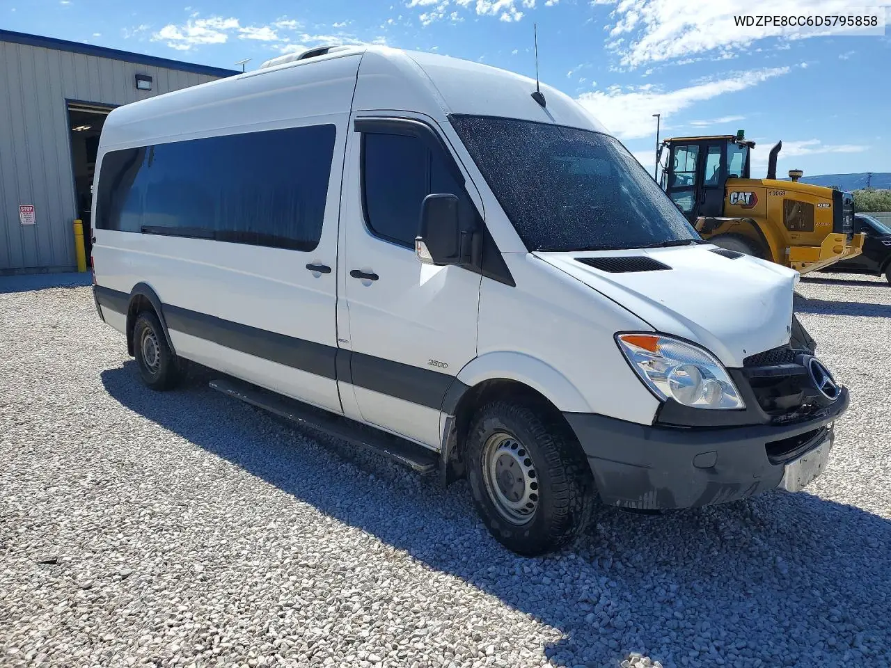 2013 Mercedes-Benz Sprinter 2500 VIN: WDZPE8CC6D5795858 Lot: 85630745