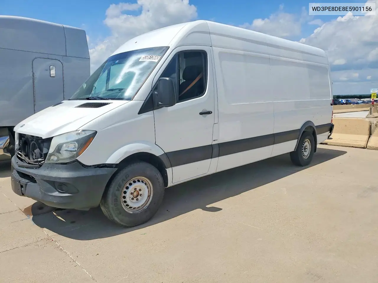 2014 Mercedes Benz Sprinter 2500 Delivery Van VIN: WD3PE8DE8E5901156 Lot: 55861366