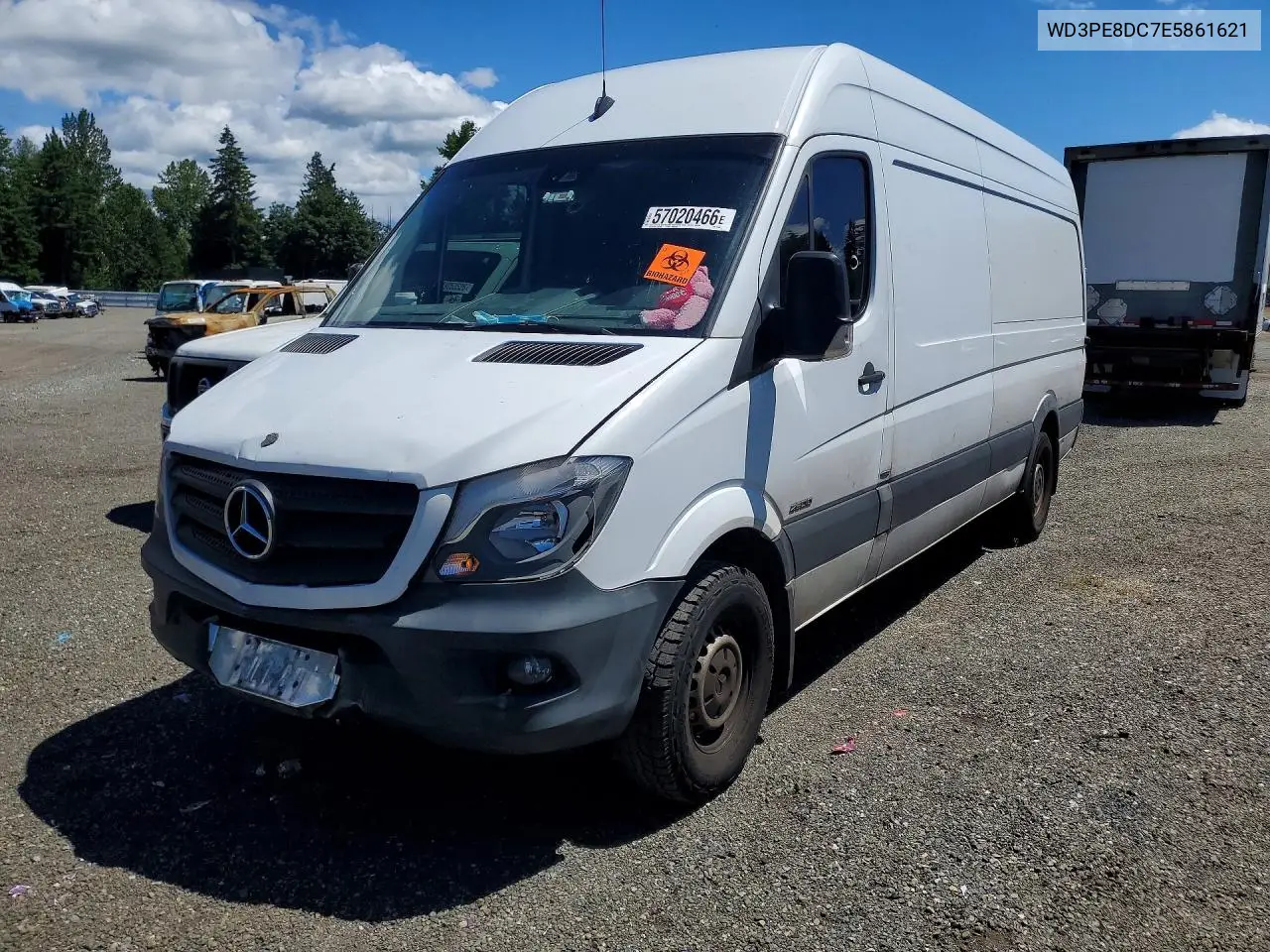 2014 Mercedes Benz Sprinter 2500 Delivery Van VIN: WD3PE8DC7E5861621 Lot: 57020466