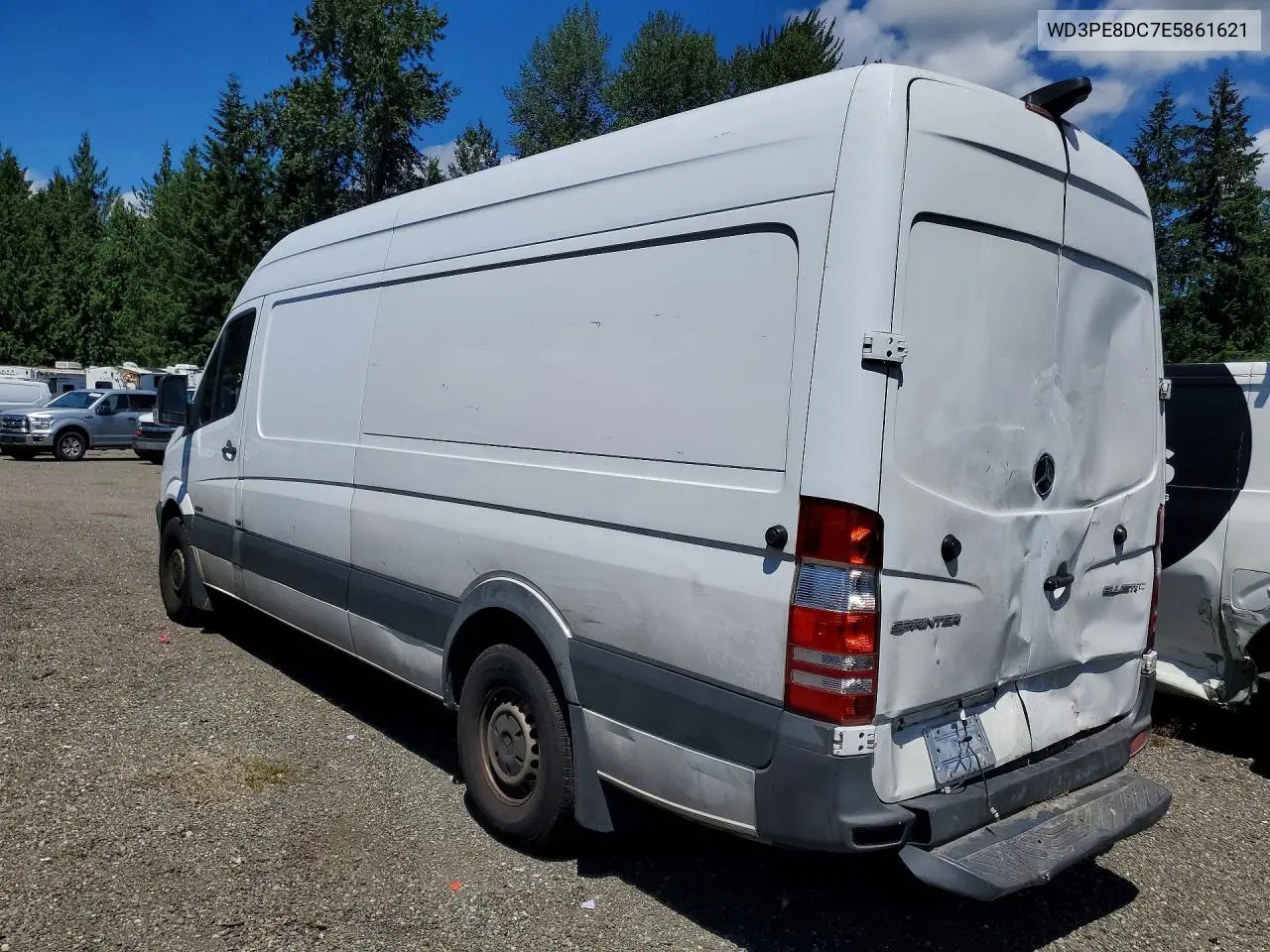 2014 Mercedes Benz Sprinter 2500 Delivery Van VIN: WD3PE8DC7E5861621 Lot: 57020466