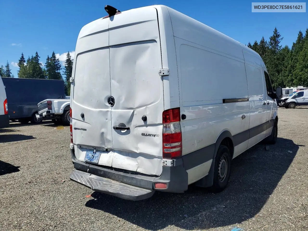 2014 Mercedes Benz Sprinter 2500 Delivery Van VIN: WD3PE8DC7E5861621 Lot: 57020466