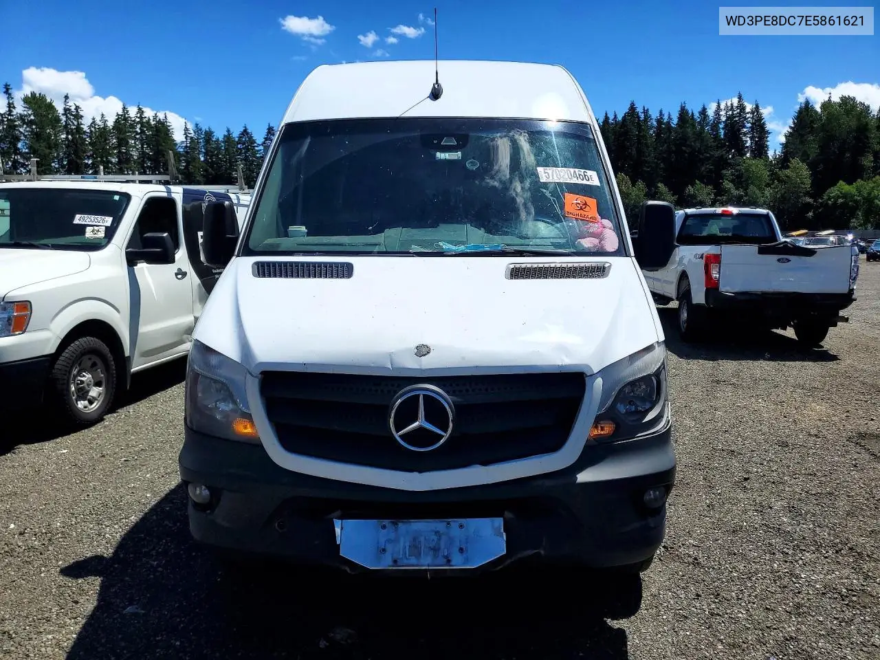 2014 Mercedes Benz Sprinter 2500 Delivery Van VIN: WD3PE8DC7E5861621 Lot: 57020466