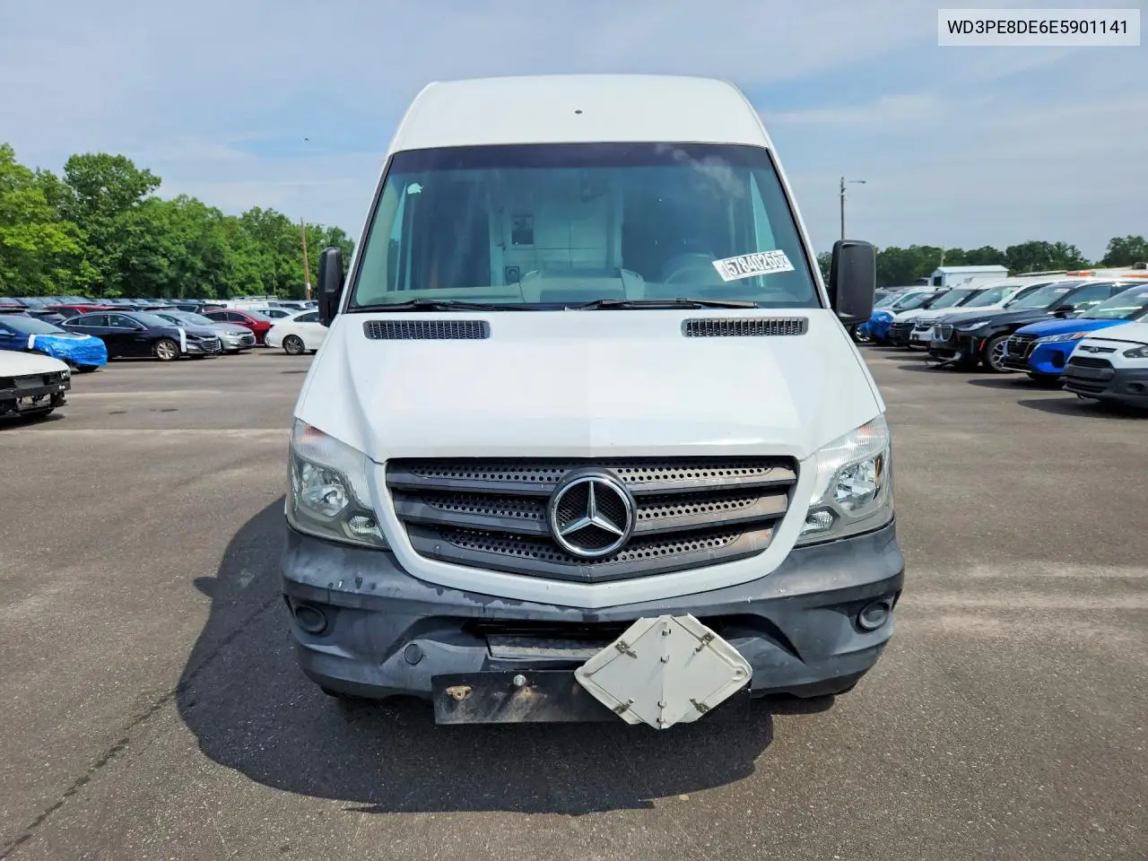 2014 Mercedes-Benz Sprinter 2500 VIN: WD3PE8DE6E5901141 Lot: 57840266
