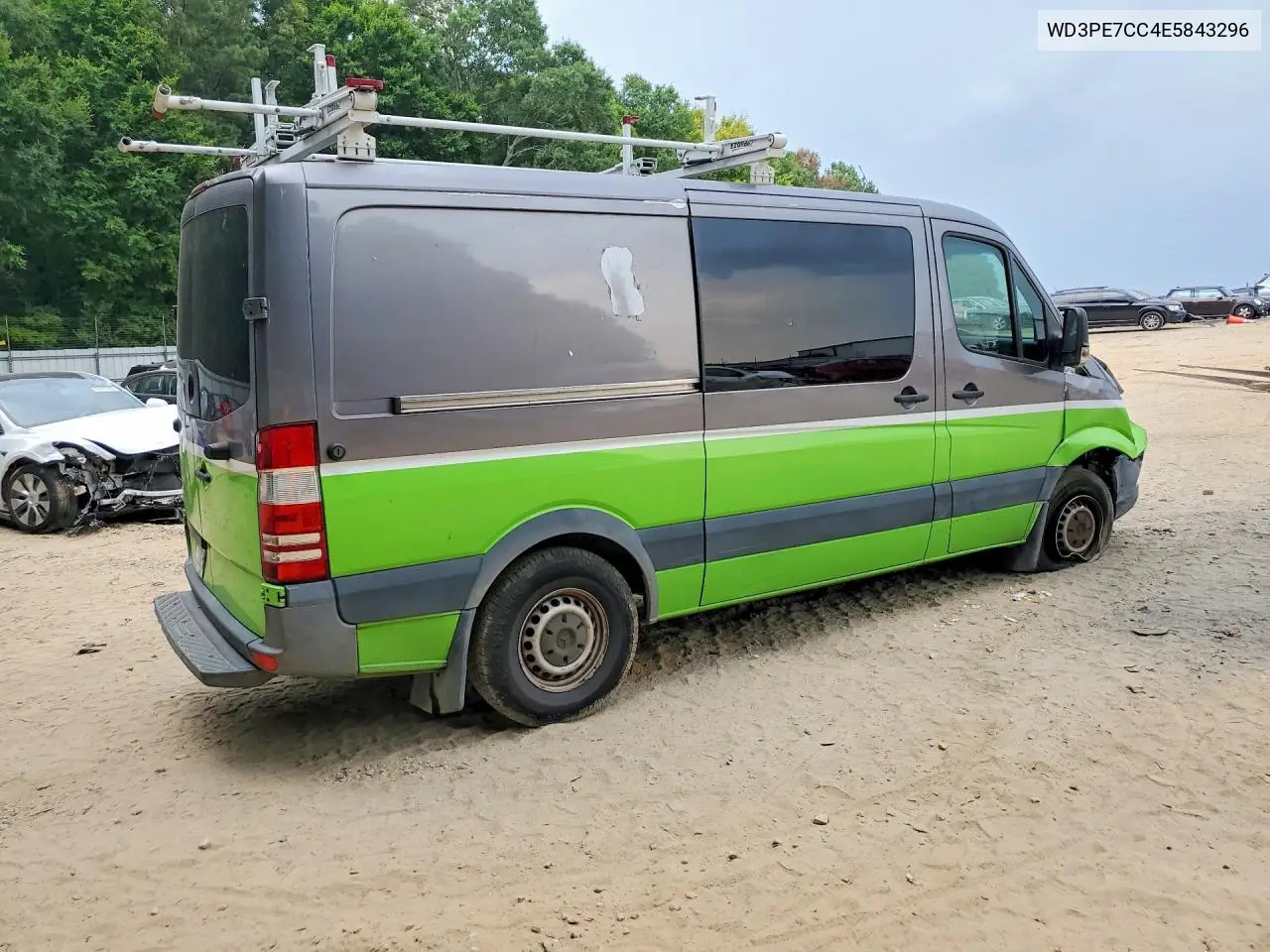 2014 Mercedes-Benz Sprinter 2500 VIN: WD3PE7CC4E5843296 Lot: 59085596