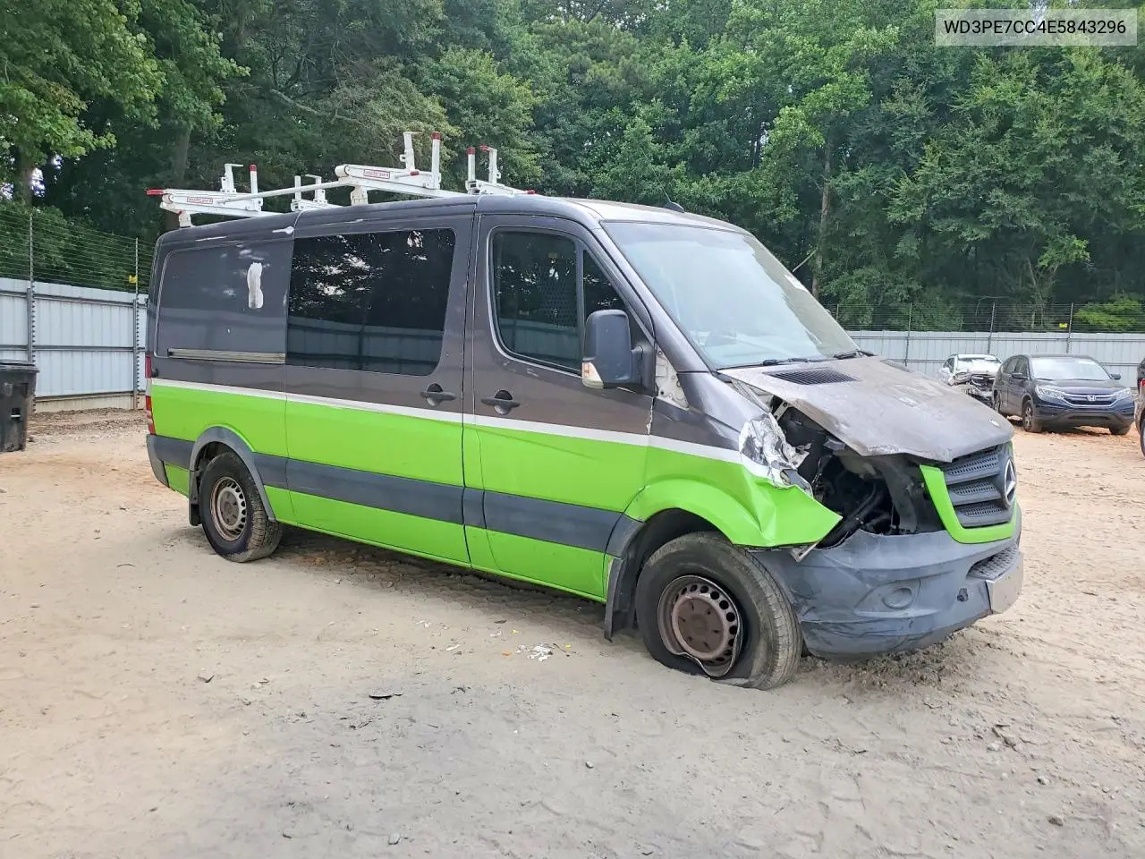 2014 Mercedes-Benz Sprinter 2500 VIN: WD3PE7CC4E5843296 Lot: 59085596