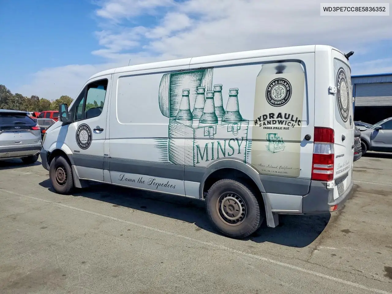 2014 Mercedes-Benz Sprinter 2500 VIN: WD3PE7CC8E5836352 Lot: 59861836