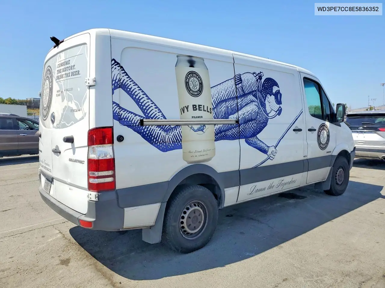 2014 Mercedes-Benz Sprinter 2500 VIN: WD3PE7CC8E5836352 Lot: 59861836
