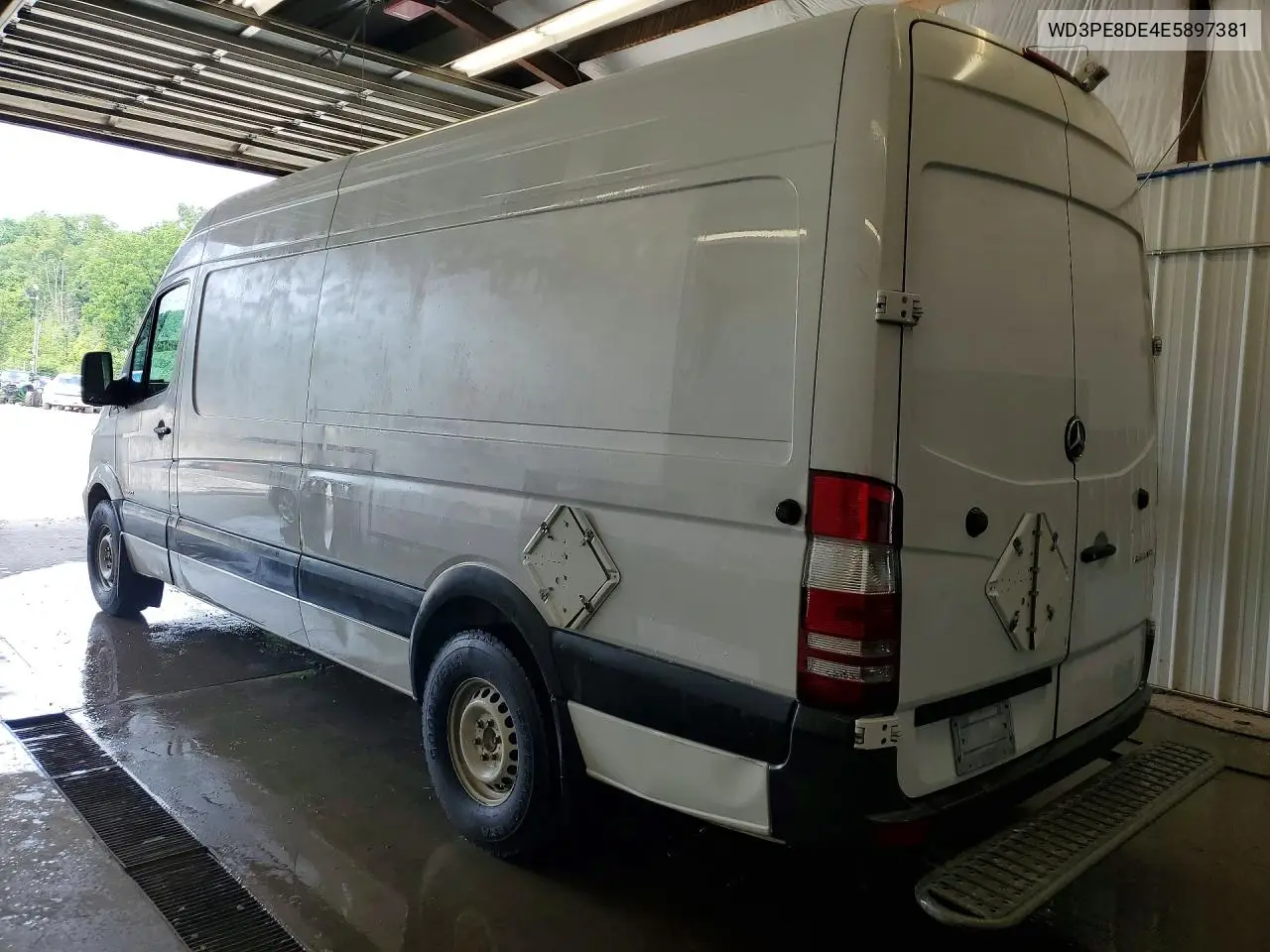 2014 Mercedes-Benz Sprinter 2500 Delivery Van VIN: WD3PE8DE4E5897381 Lot: 60368066