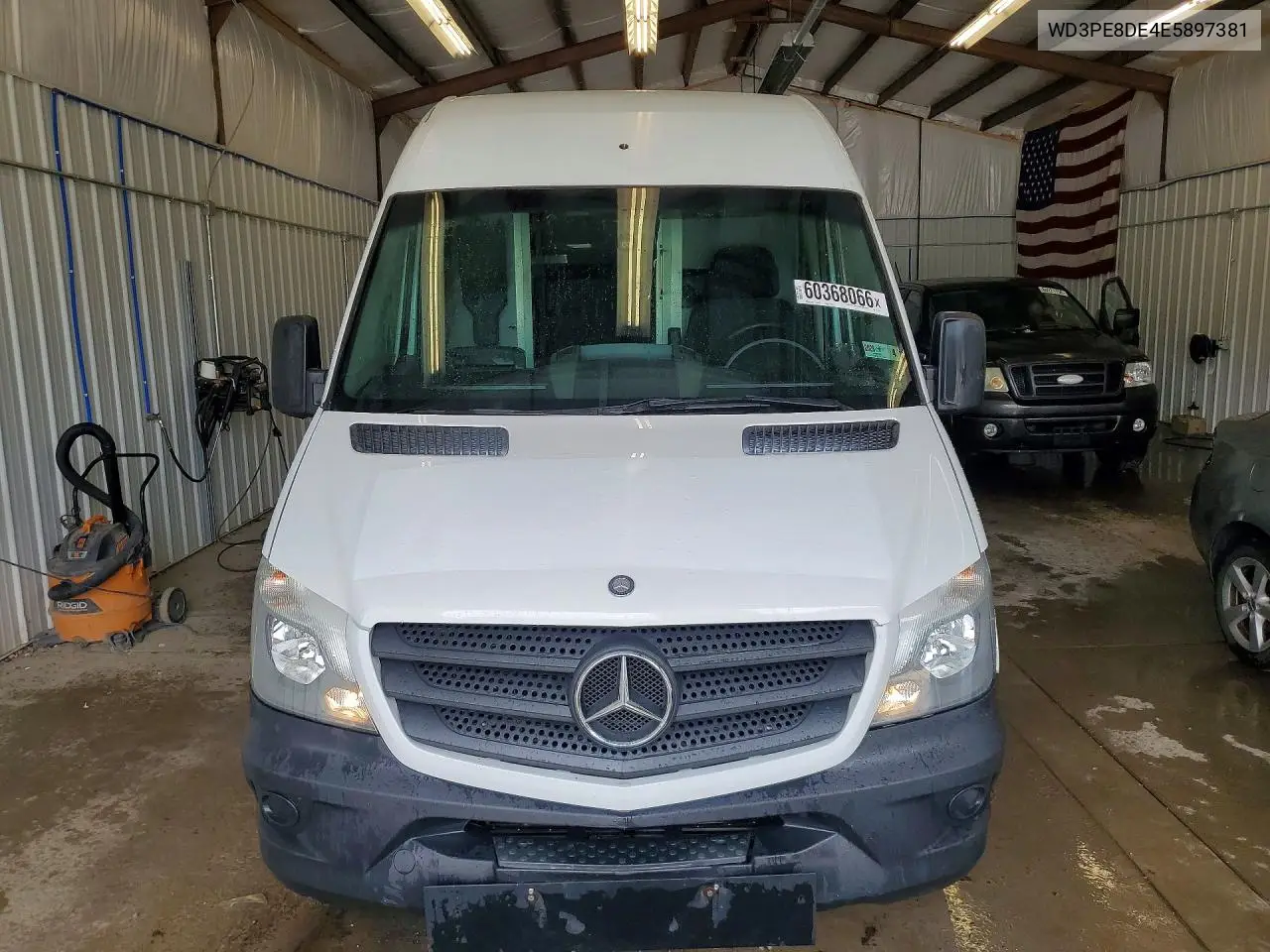 2014 Mercedes-Benz Sprinter 2500 Delivery Van VIN: WD3PE8DE4E5897381 Lot: 60368066
