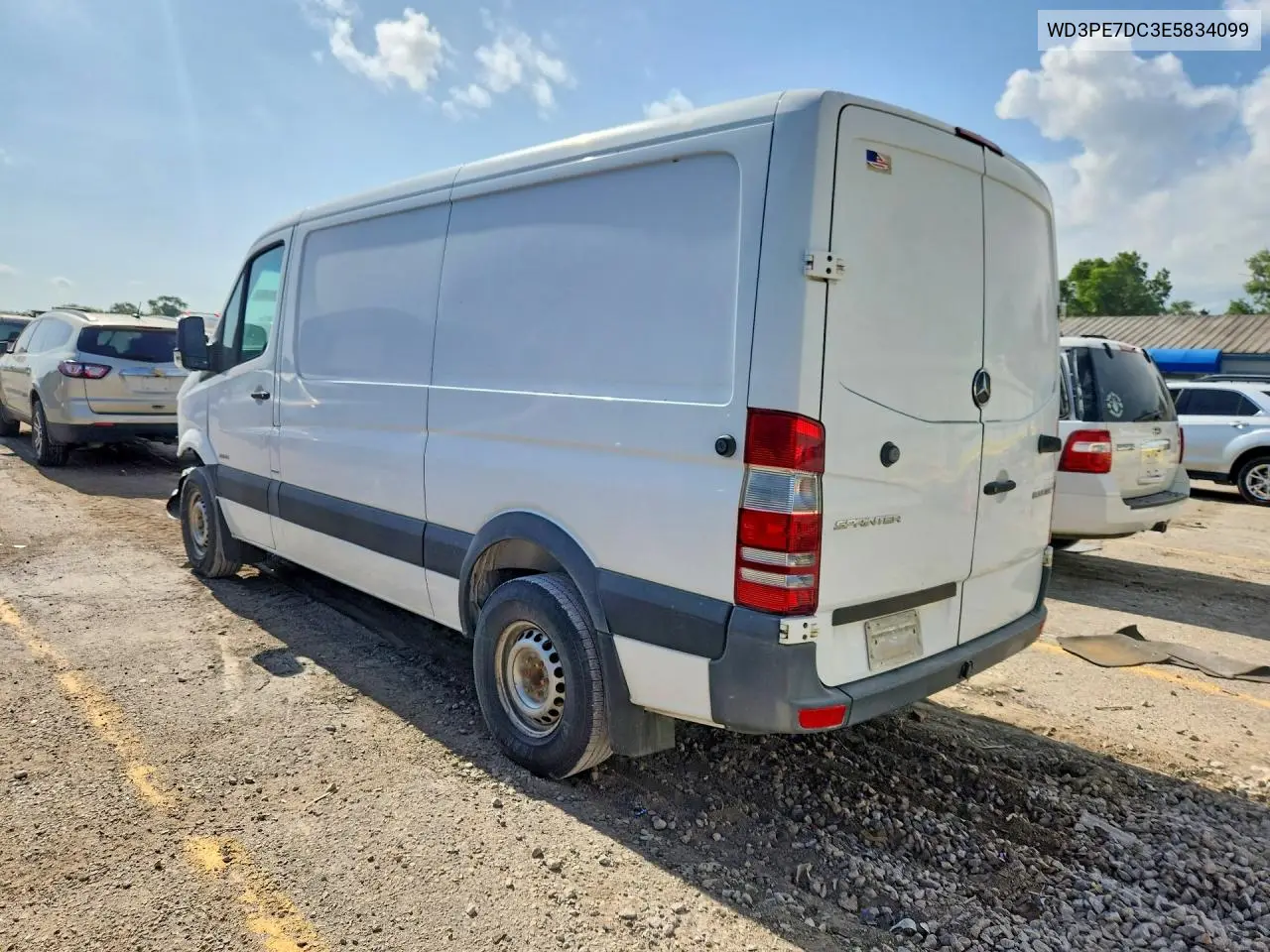2014 Mercedes-Benz Sprinter 2500 VIN: WD3PE7DC3E5834099 Lot: 61531146