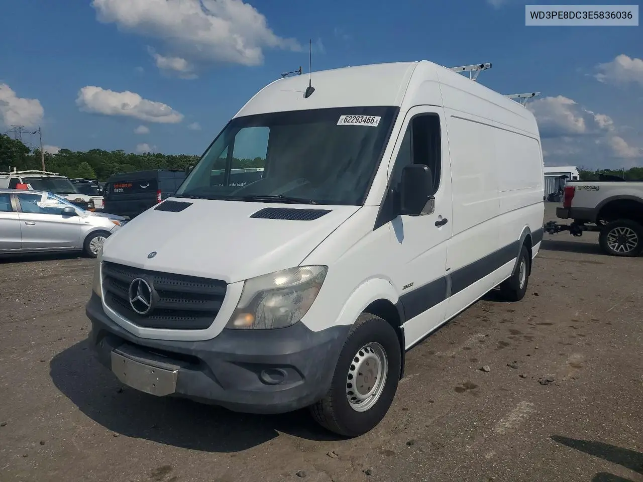 2014 Mercedes-Benz Sprinter 2500 VIN: WD3PE8DC3E5836036 Lot: 62293466