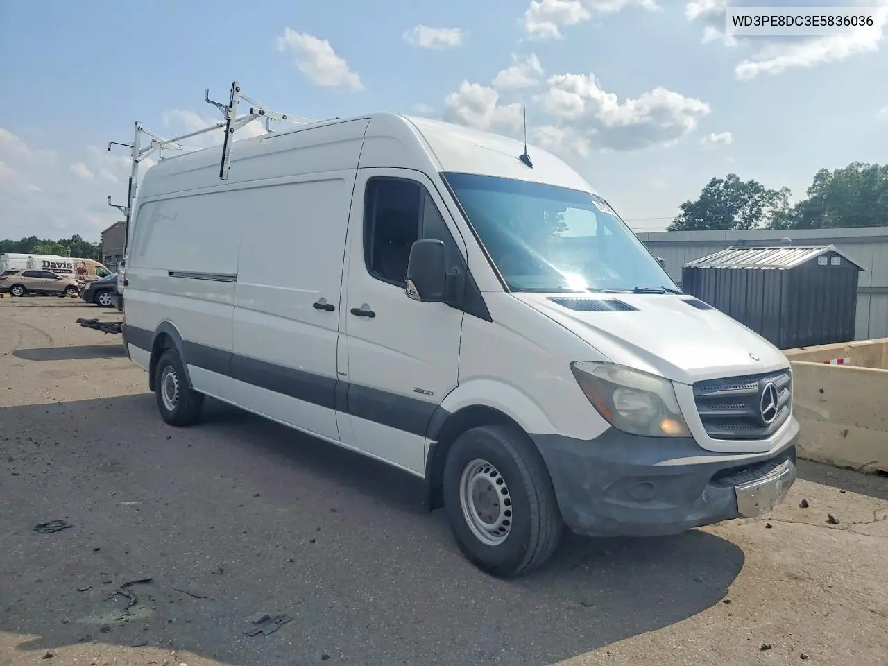 2014 Mercedes-Benz Sprinter 2500 VIN: WD3PE8DC3E5836036 Lot: 62293466