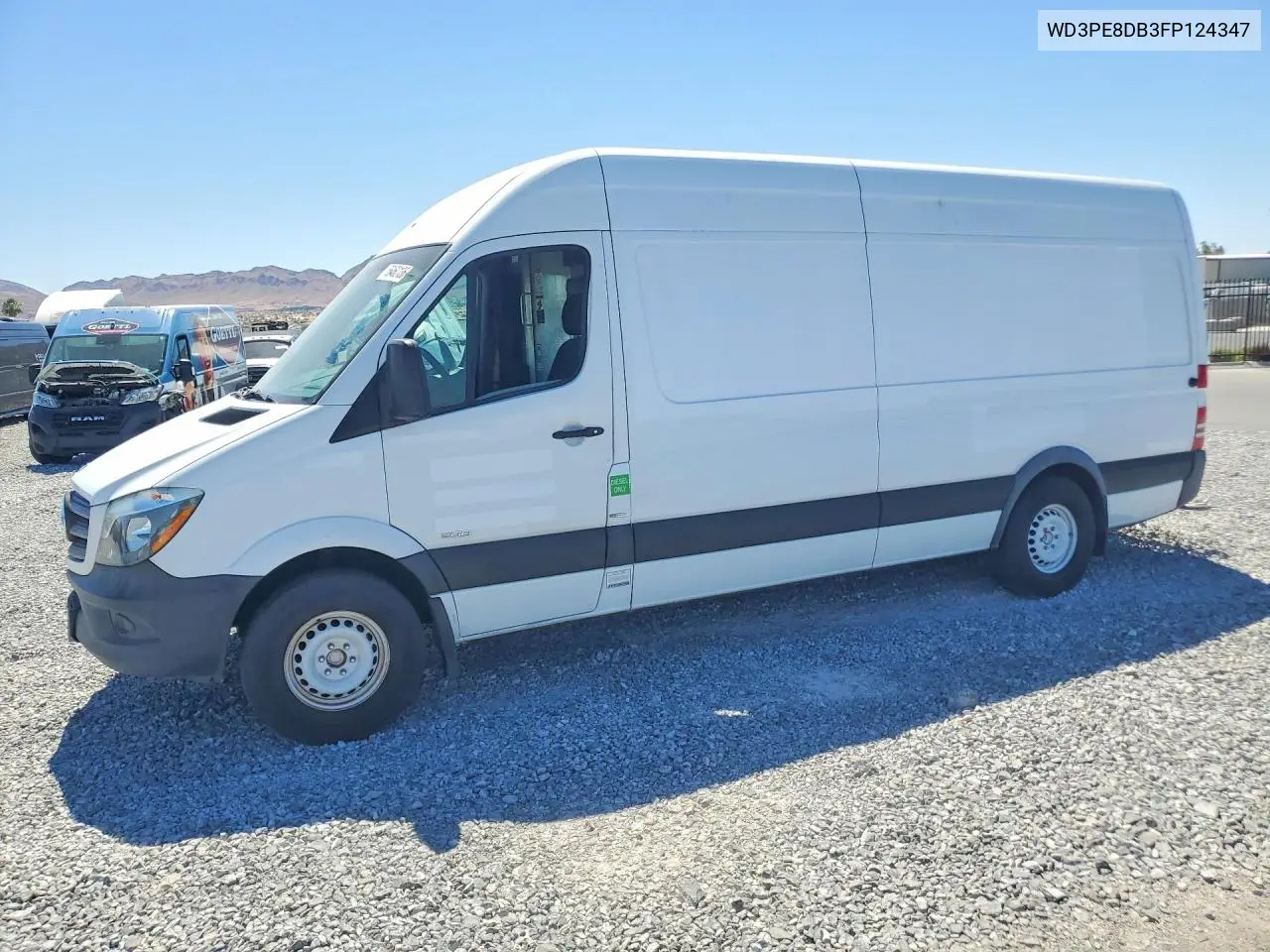 2015 Mercedes Benz Sprinter 2500 Delivery Van VIN: WD3PE8DB3FP124347 Lot: 56460136