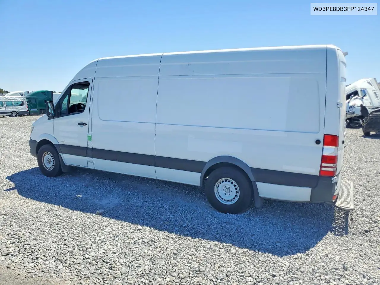 2015 Mercedes Benz Sprinter 2500 Delivery Van VIN: WD3PE8DB3FP124347 Lot: 56460136