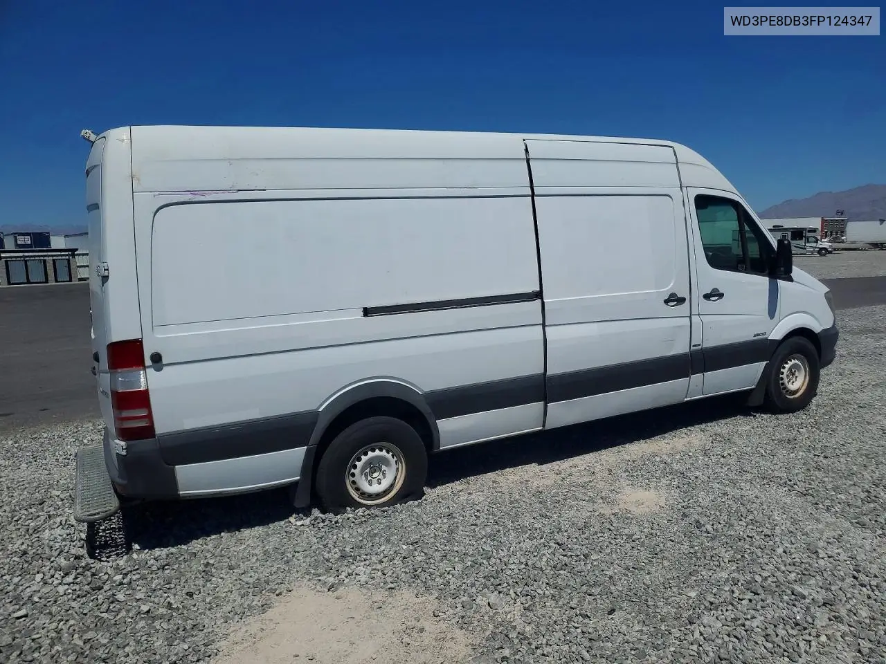 2015 Mercedes Benz Sprinter 2500 Delivery Van VIN: WD3PE8DB3FP124347 Lot: 56460136