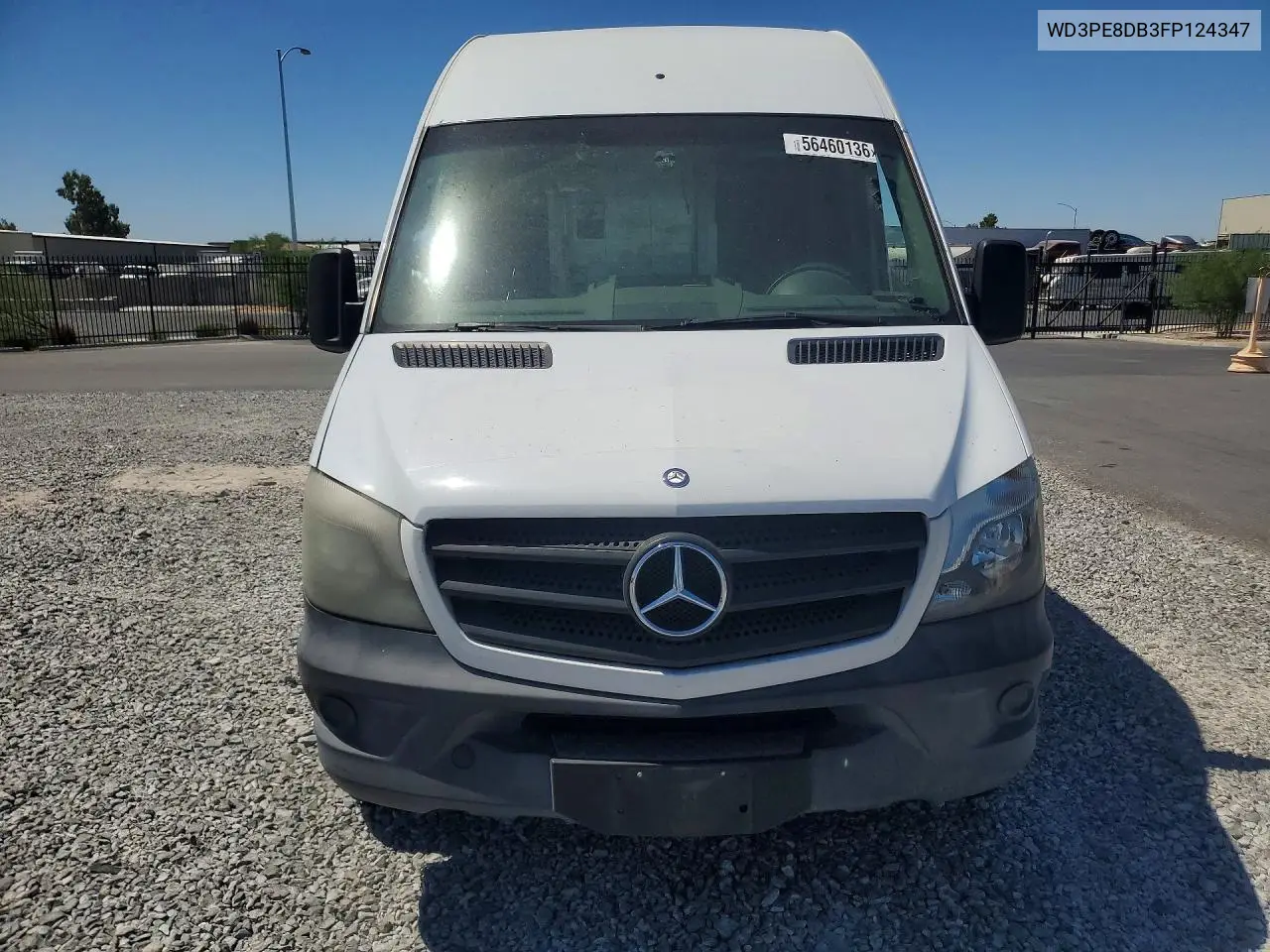 2015 Mercedes Benz Sprinter 2500 Delivery Van VIN: WD3PE8DB3FP124347 Lot: 56460136