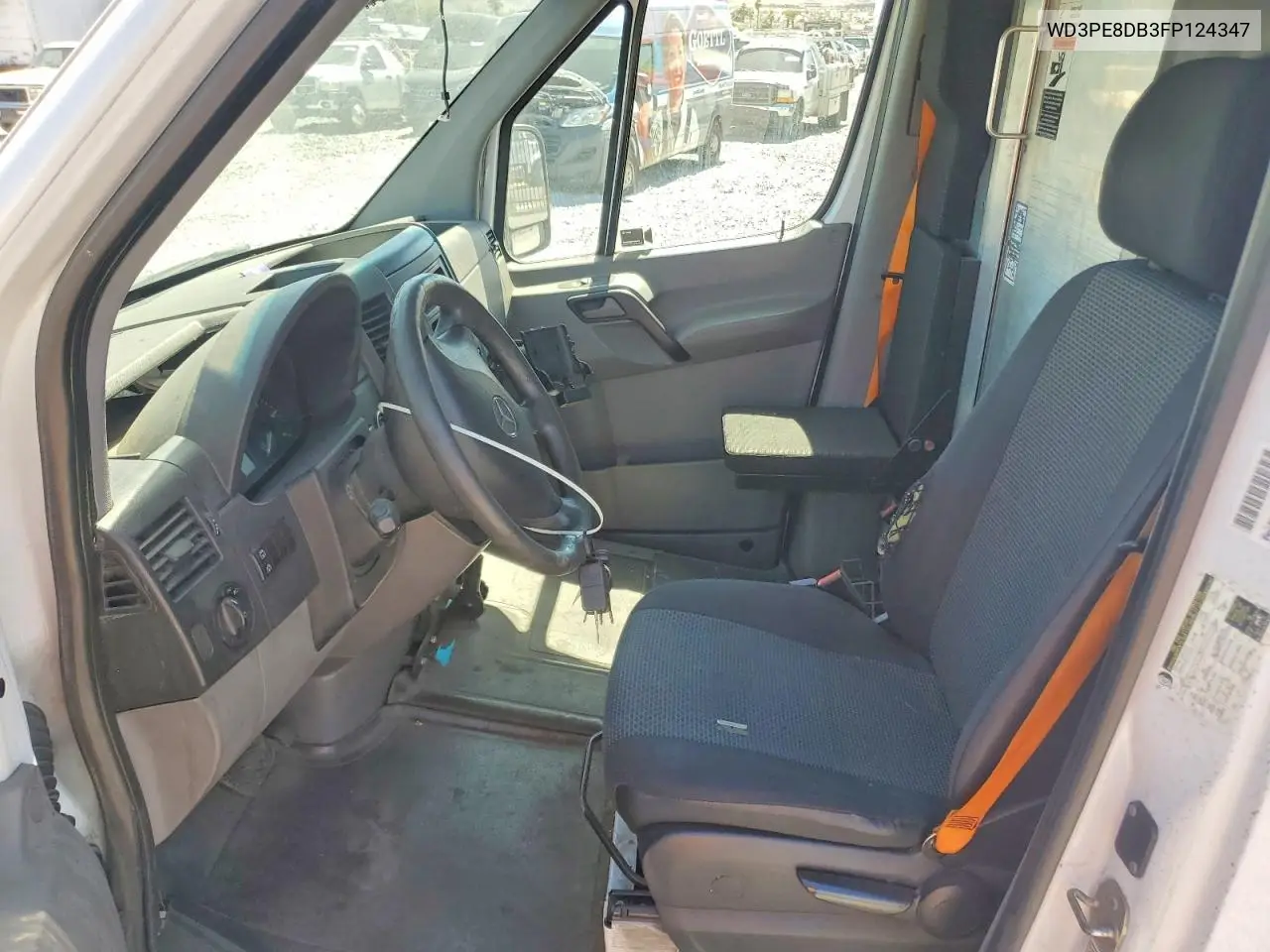 2015 Mercedes Benz Sprinter 2500 Delivery Van VIN: WD3PE8DB3FP124347 Lot: 56460136