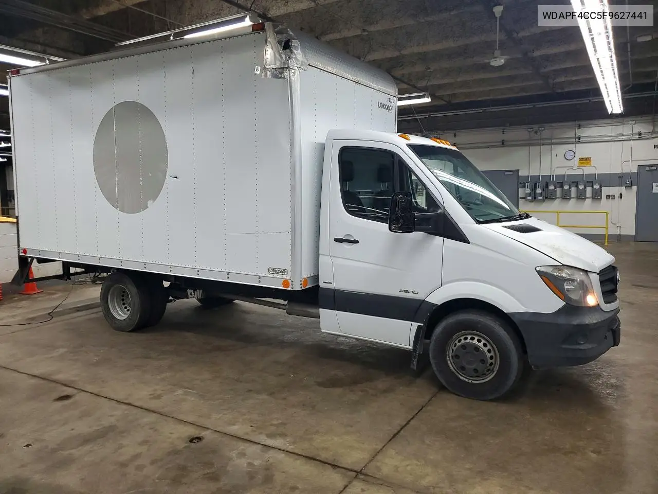 2015 Mercedes Benz Sprinter Box Truck VIN: WDAPF4CC5F9627441 Lot: 56646486