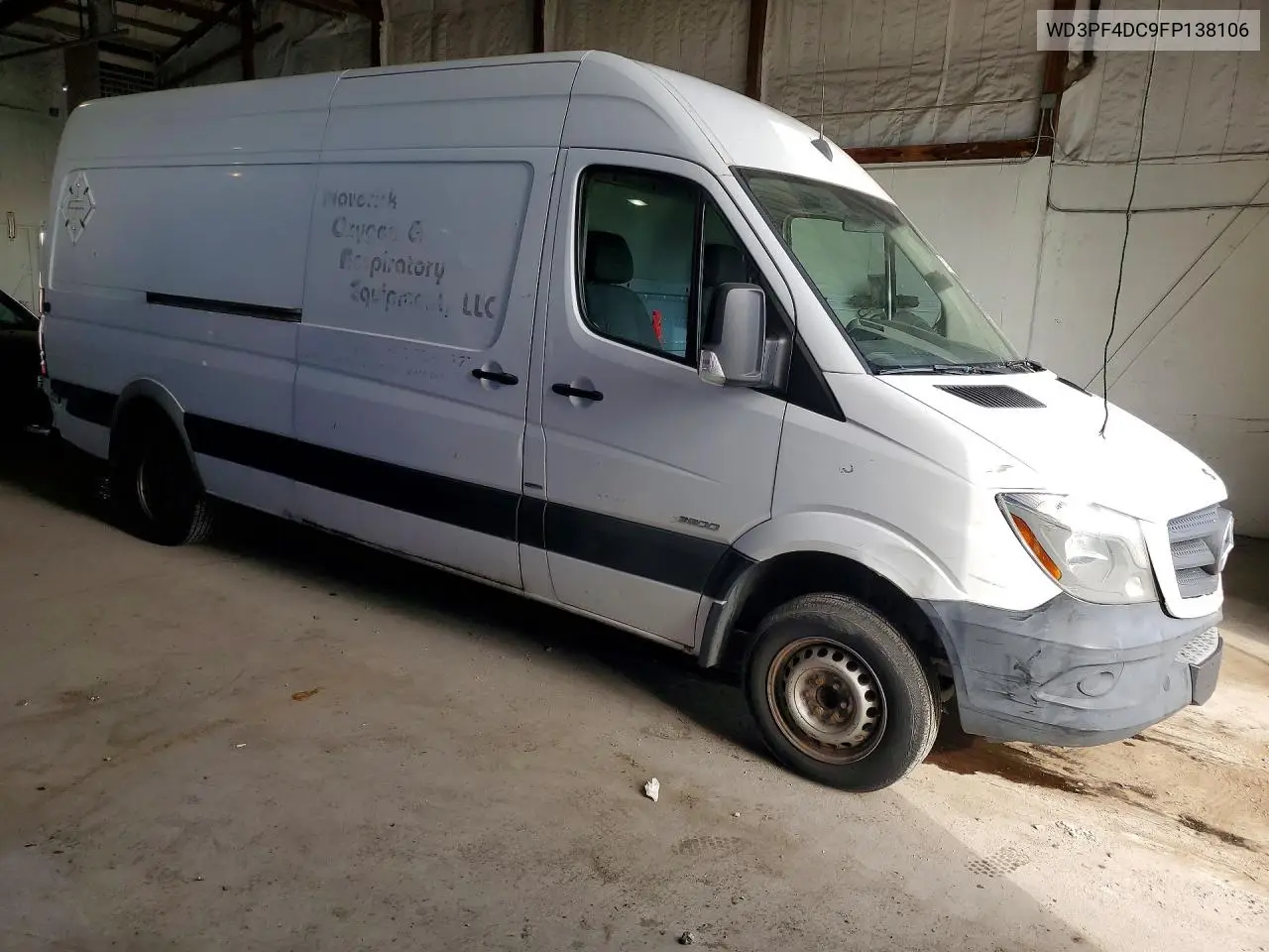 2015 Mercedes Benz Sprinter 3500 Delivery Van VIN: WD3PF4DC9FP138106 Lot: 57469386