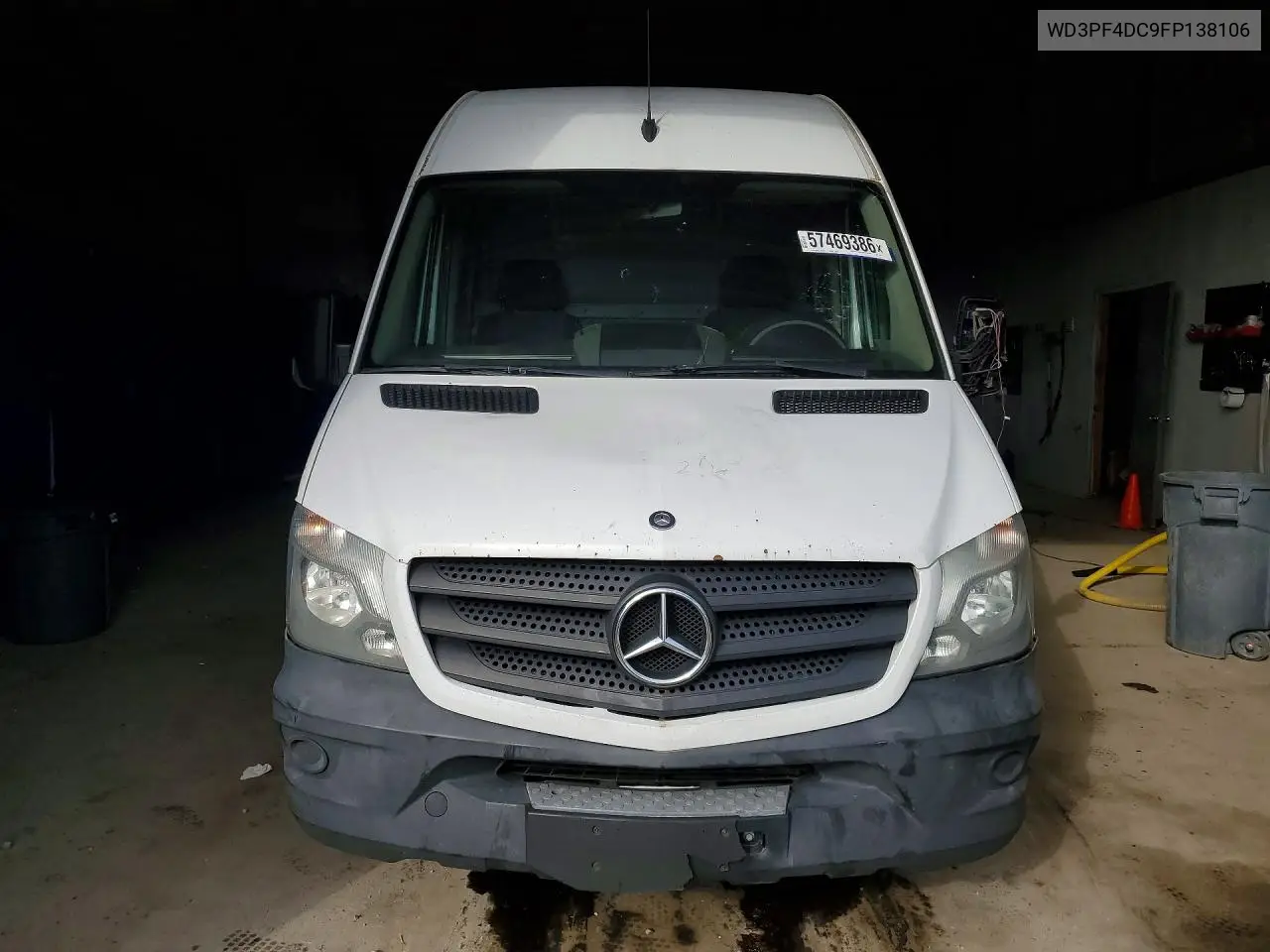 2015 Mercedes Benz Sprinter 3500 Delivery Van VIN: WD3PF4DC9FP138106 Lot: 57469386
