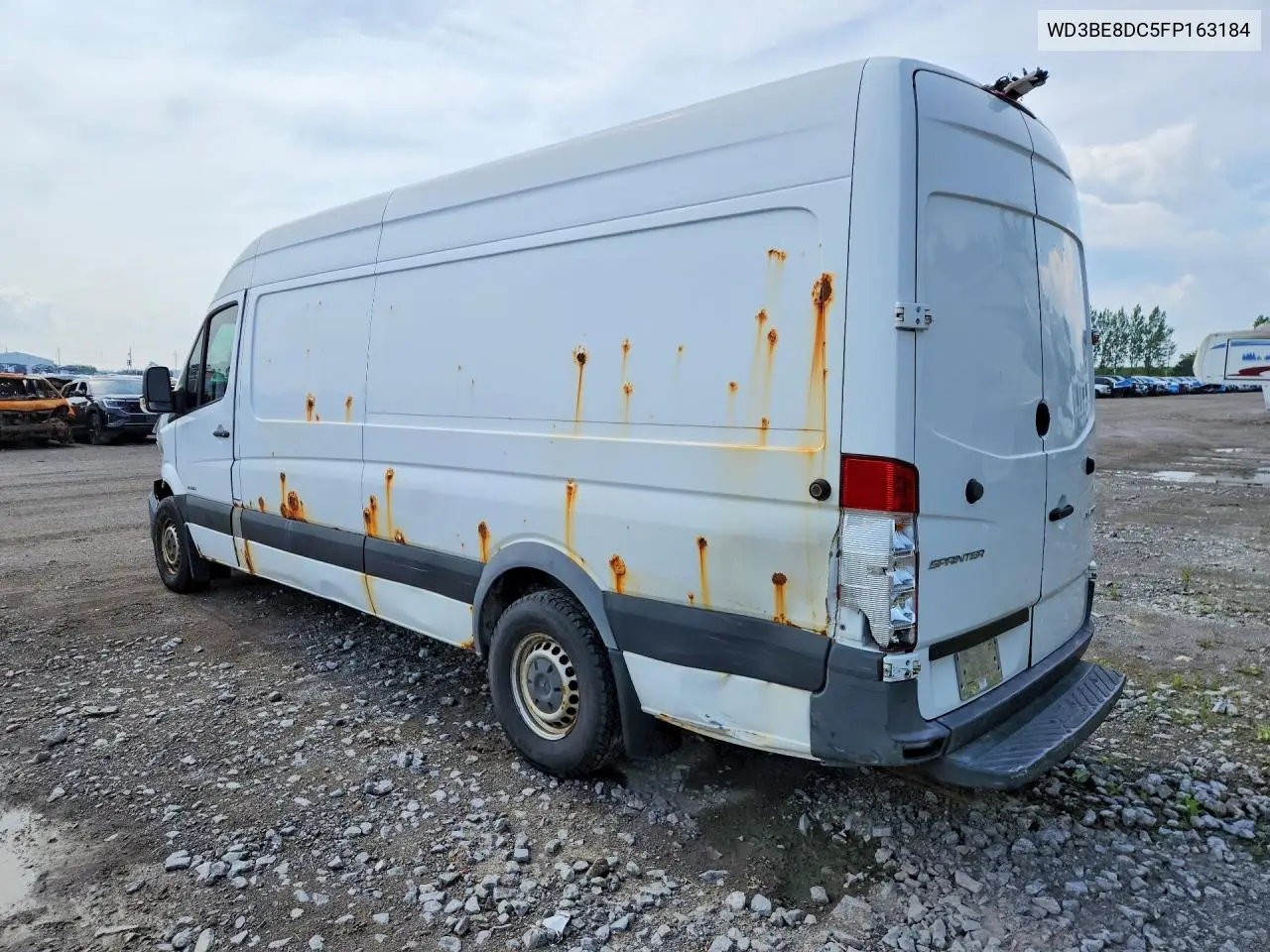 2015 Mercedes-Benz Sprinter 2500 VIN: WD3BE8DC5FP163184 Lot: 57538446