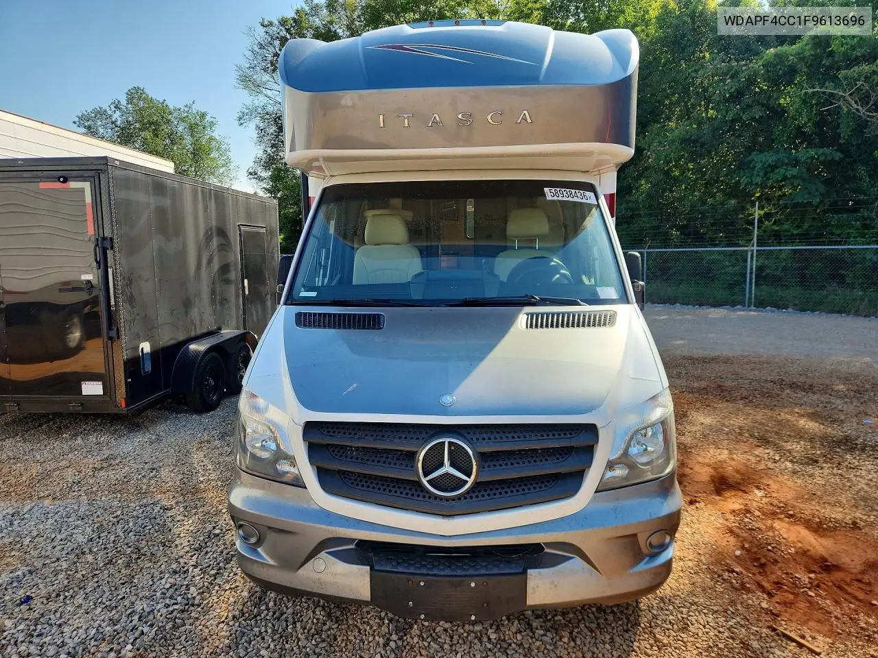 2015 Mercedes-Benz Sprinter 3500 VIN: WDAPF4CC1F9613696 Lot: 58938436