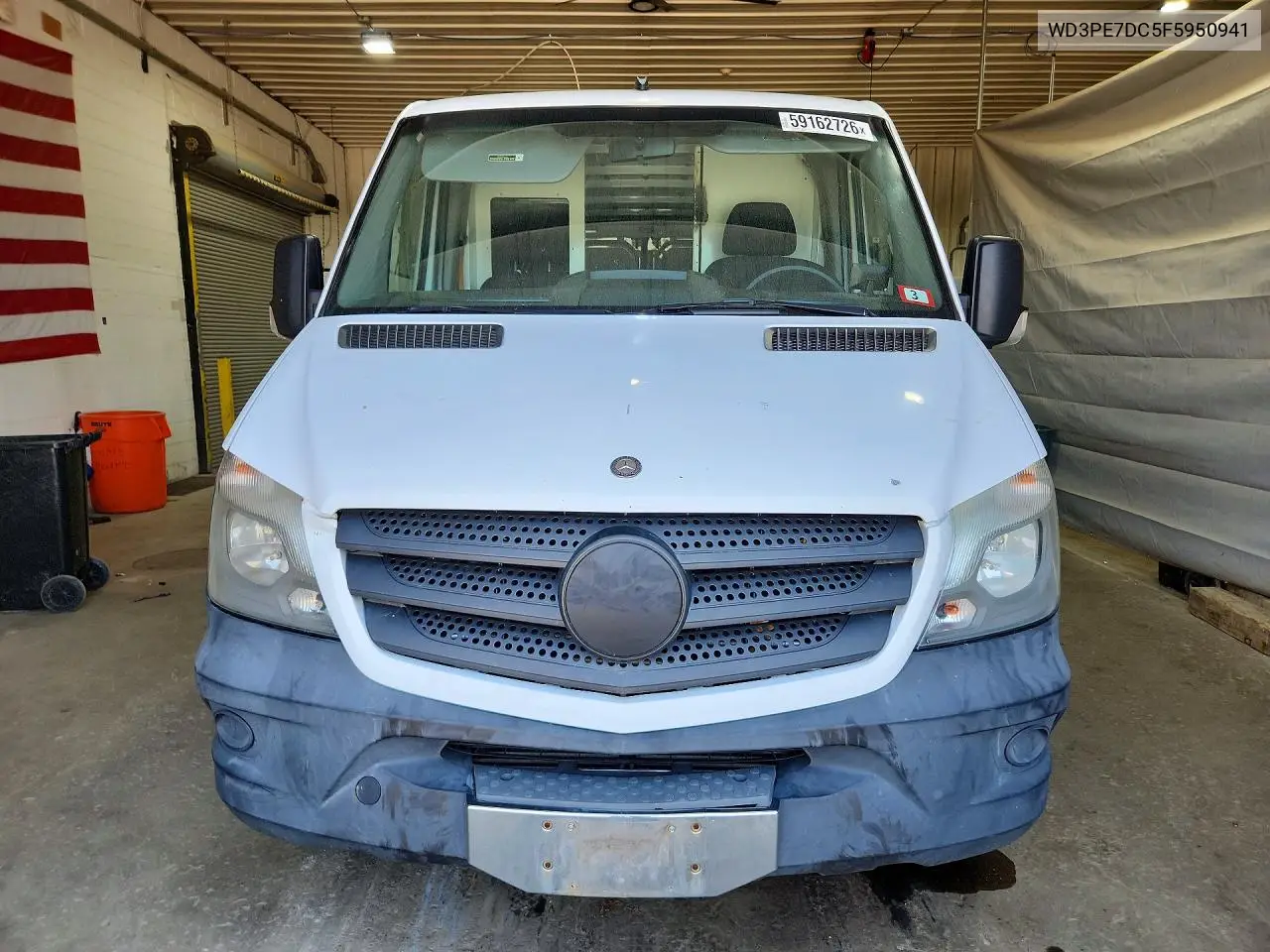 2015 Mercedes-Benz Sprinter 2500 VIN: WD3PE7DC5F5950941 Lot: 59162726