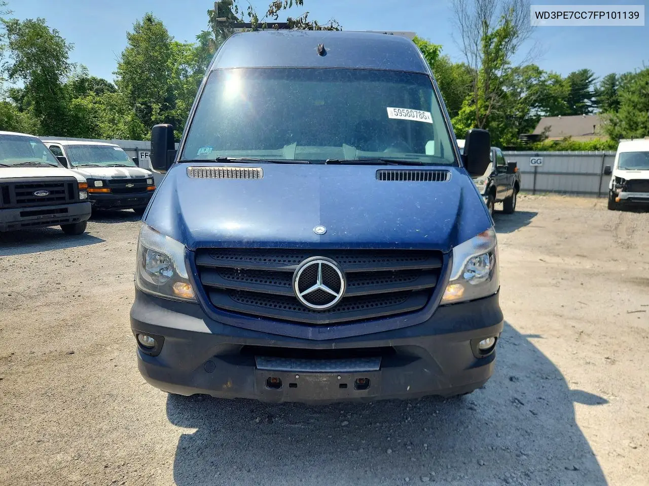 2015 Mercedes-Benz Sprinter 2500 VIN: WD3PE7CC7FP101139 Lot: 59580786
