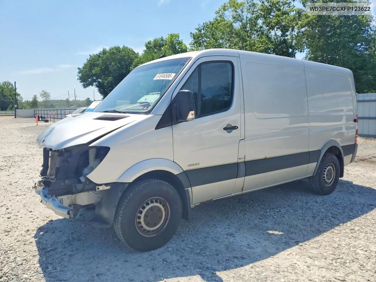 2015 Mercedes-Benz Sprinter 2500 VIN: WD3PE7CCXFP123622 Lot: 61046586