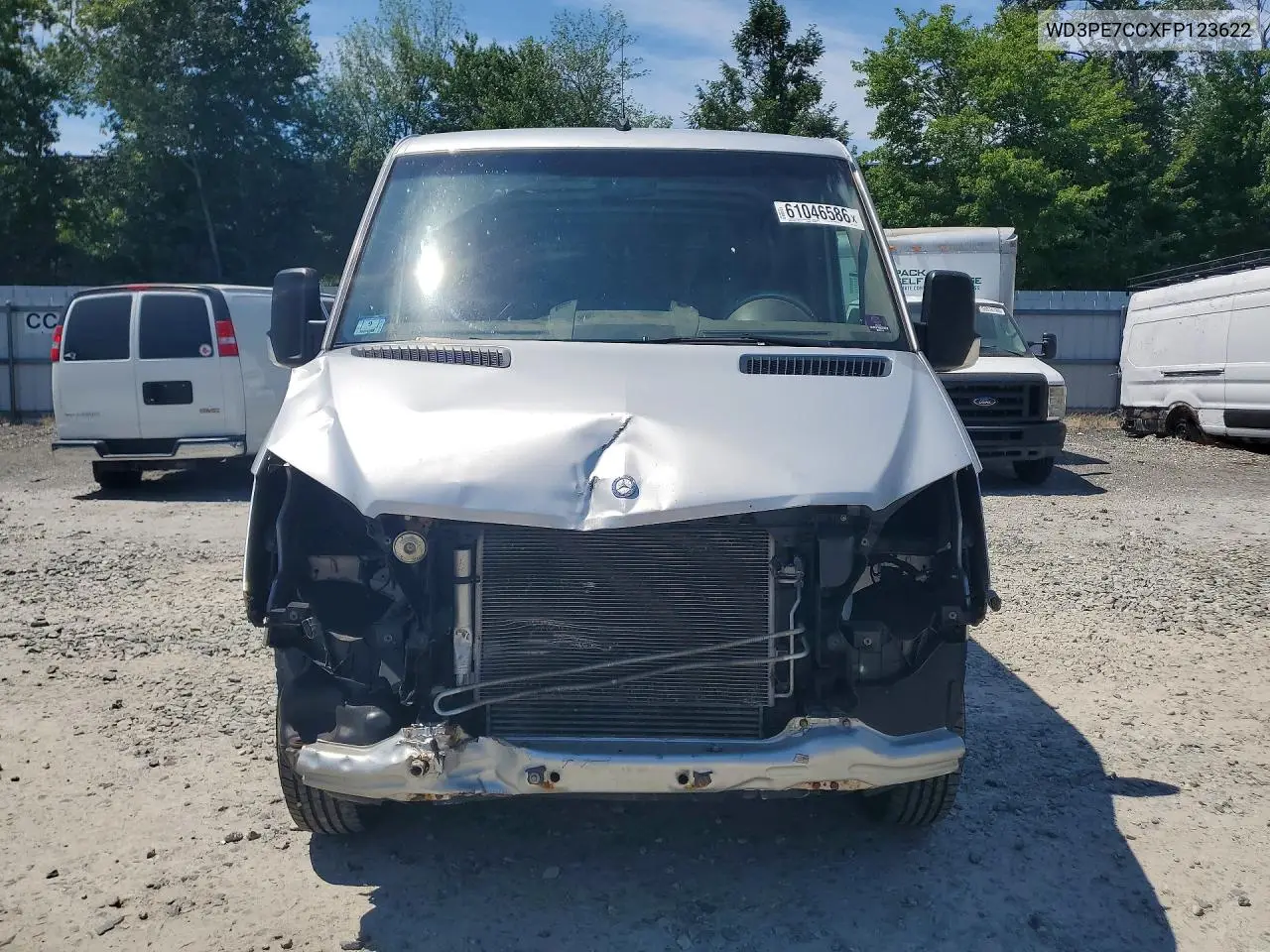 2015 Mercedes-Benz Sprinter 2500 VIN: WD3PE7CCXFP123622 Lot: 61046586
