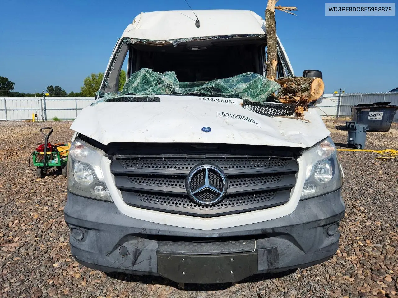 2015 Mercedes-Benz Sprinter VIN: WD3PE8DC8F5988878 Lot: 61528506