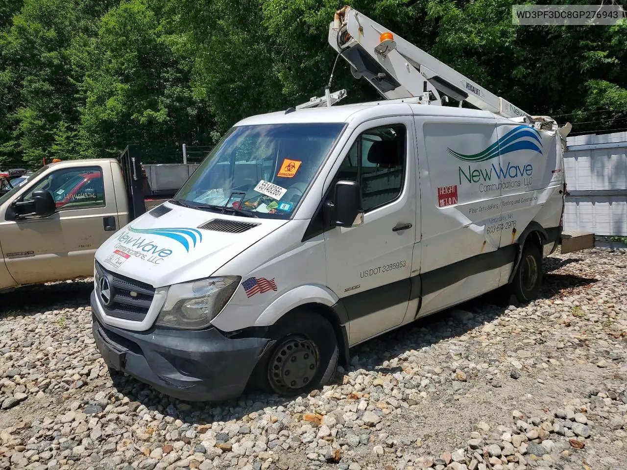 2016 Mercedes-Benz Sprinter 3500 Van With Bucket Lift VIN: WD3PF3DC8GP276943 Lot: 55148266